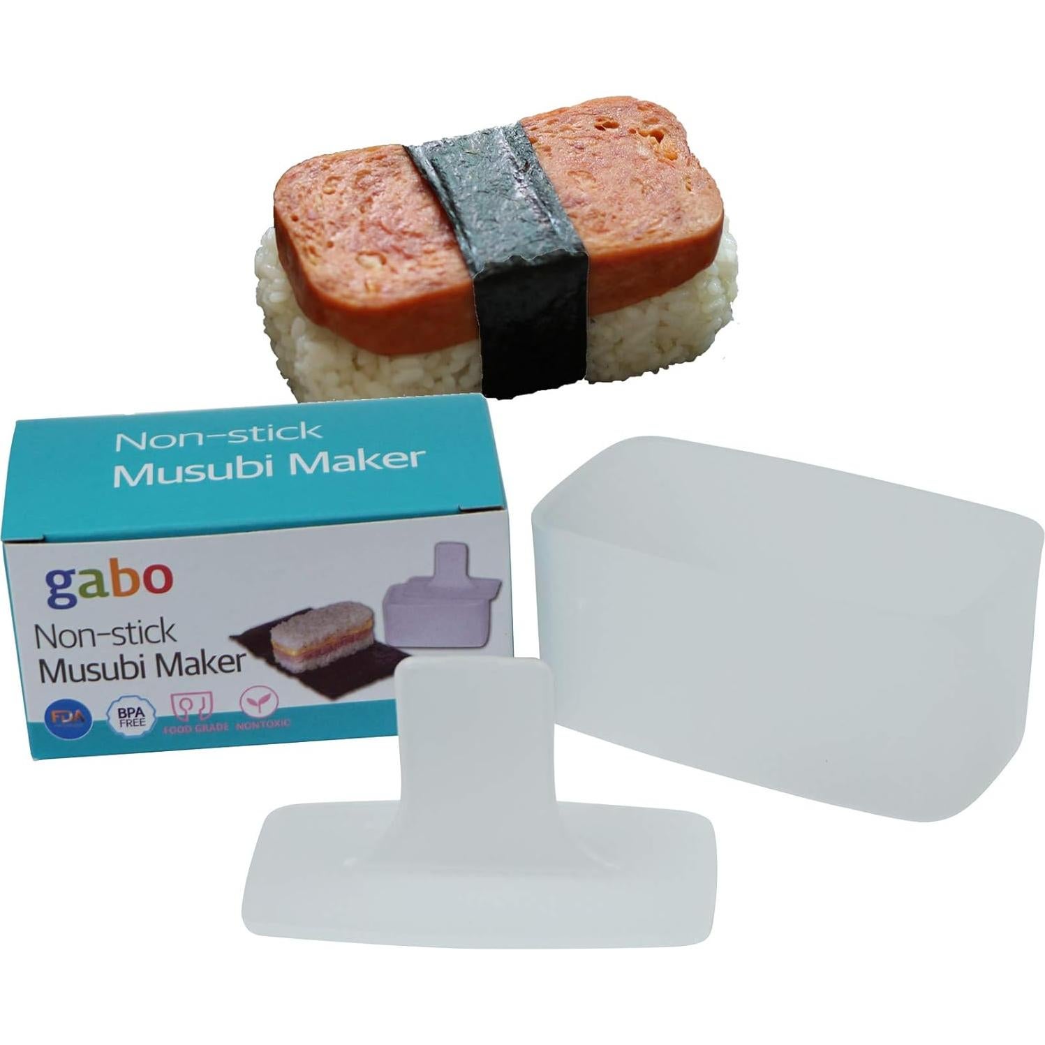 Molde para Musubi GABO Antiadherente Blanco 1 Pcs