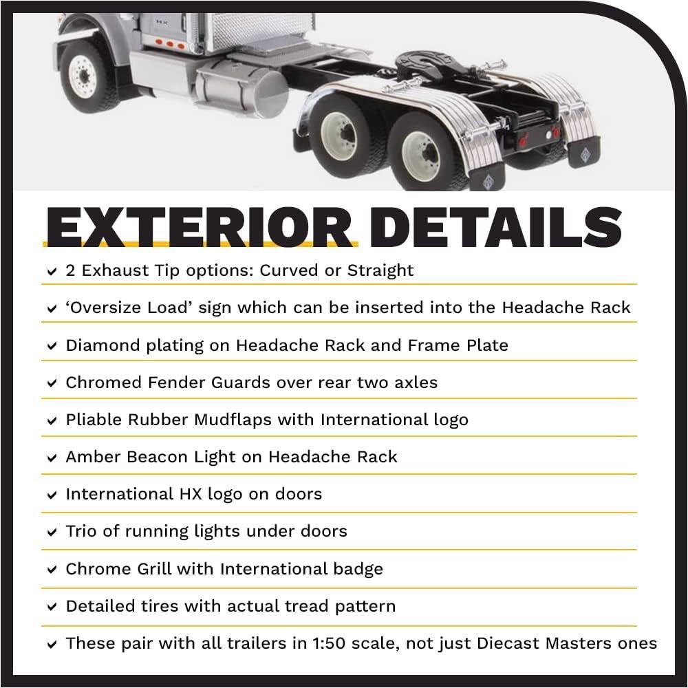Diecast Masters Tractora Tandem HX520 SFFA Gris 1:50
