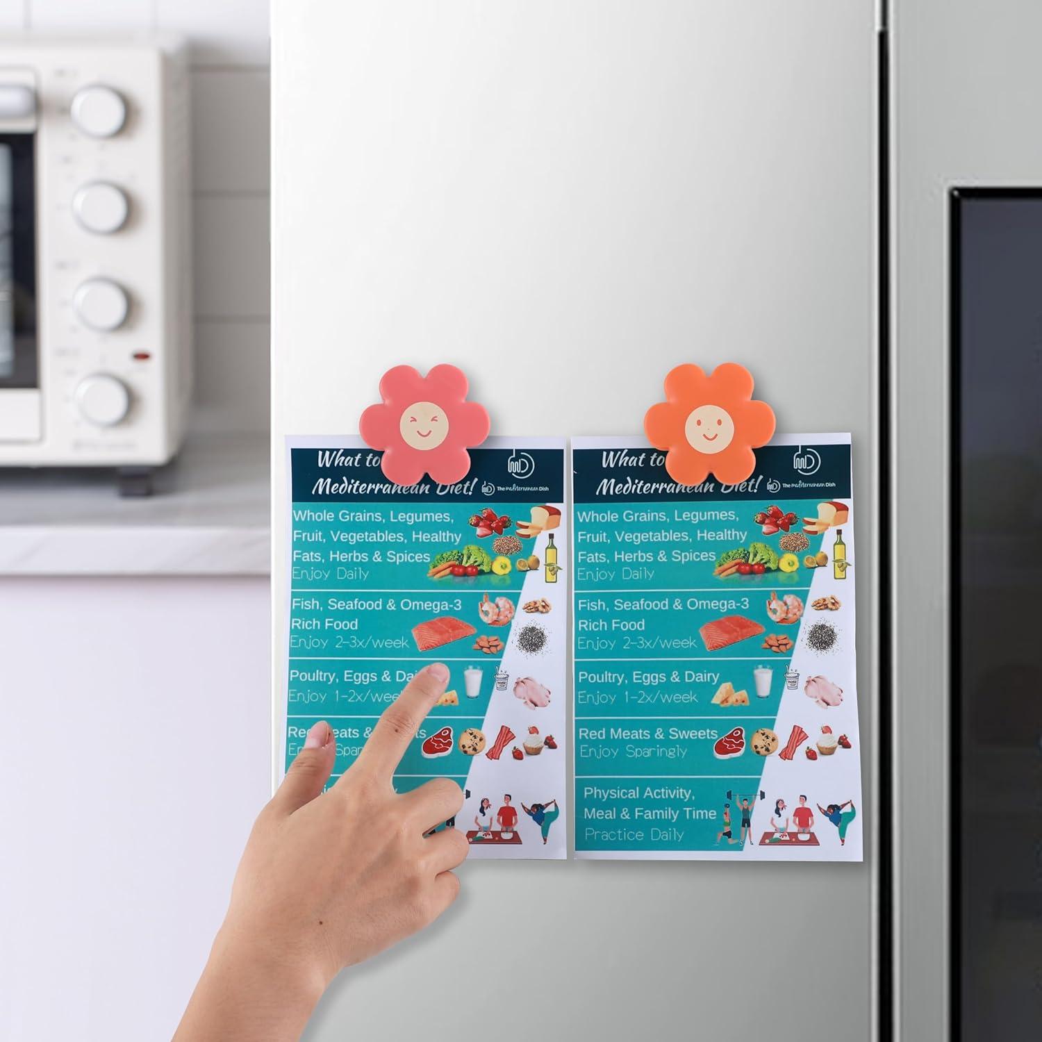 Clips para Bolsas COOK WITH COLOR - Paquete de 8, Flores Brillantes