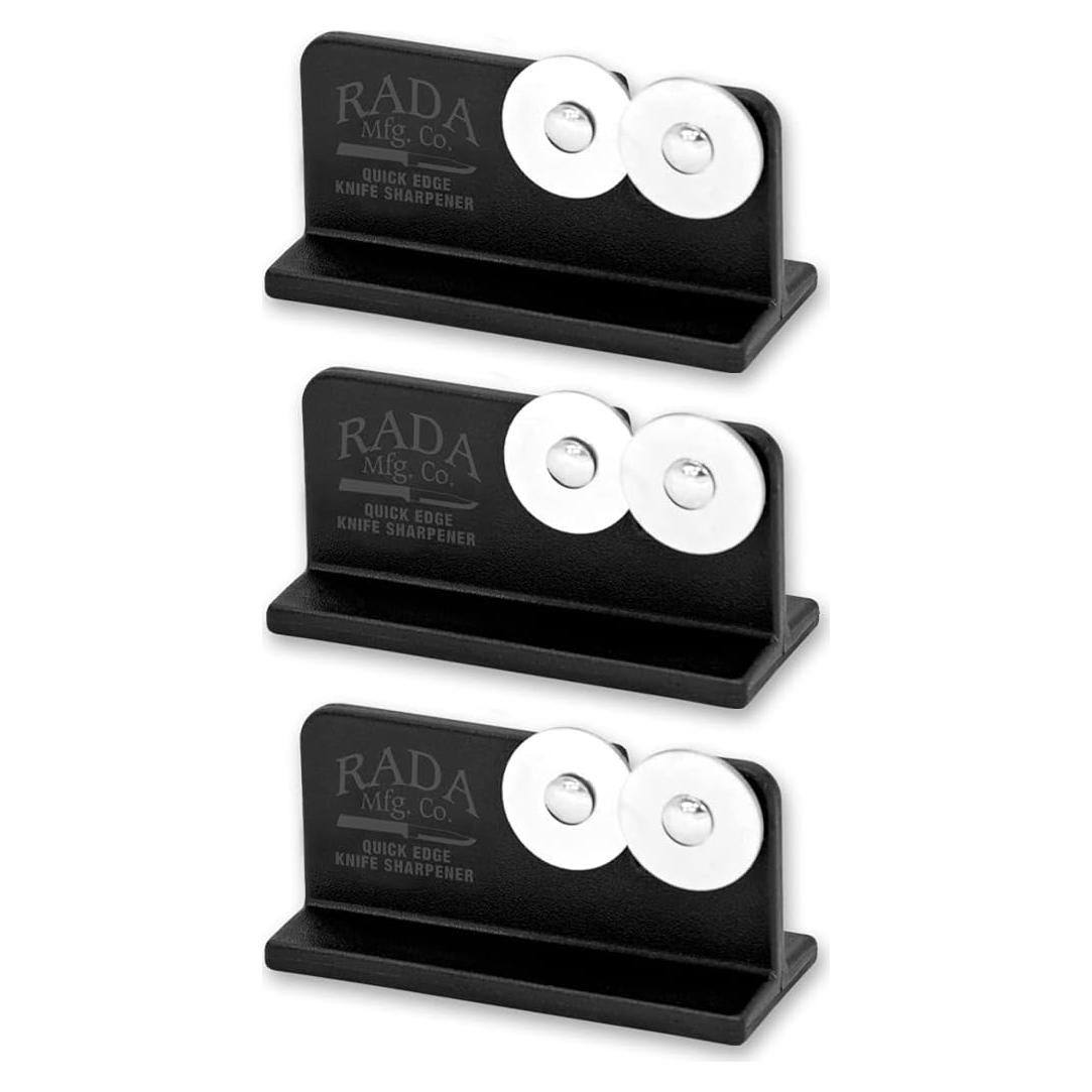 Afilador de cuchillos Rada Cutlery Quick Edge R119, Acero Inoxidable