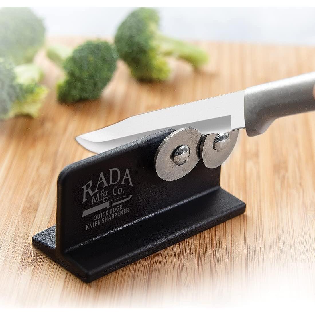 Afilador de cuchillos Rada Cutlery Quick Edge R119, Acero Inoxidable