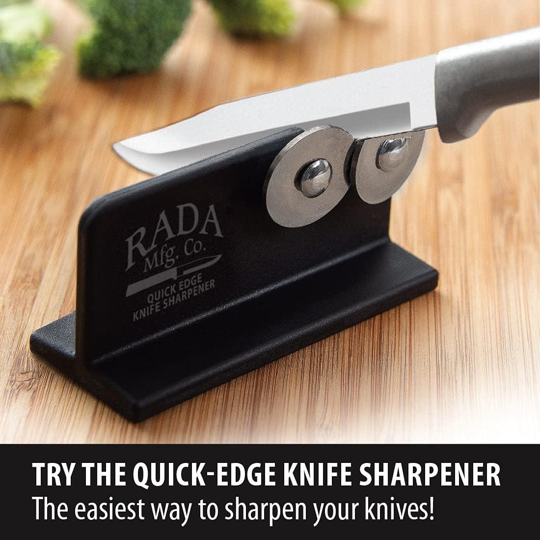 Afilador de cuchillos Rada Cutlery Quick Edge R119, Acero Inoxidable