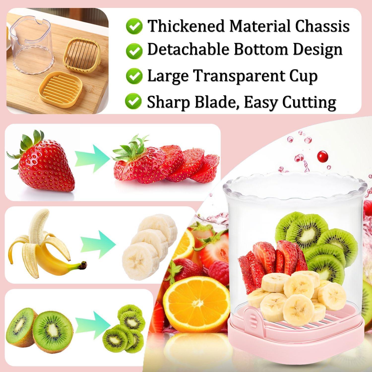 Cortador de Frutas Mdscve 2024 Acero Inoxidable Desmontable