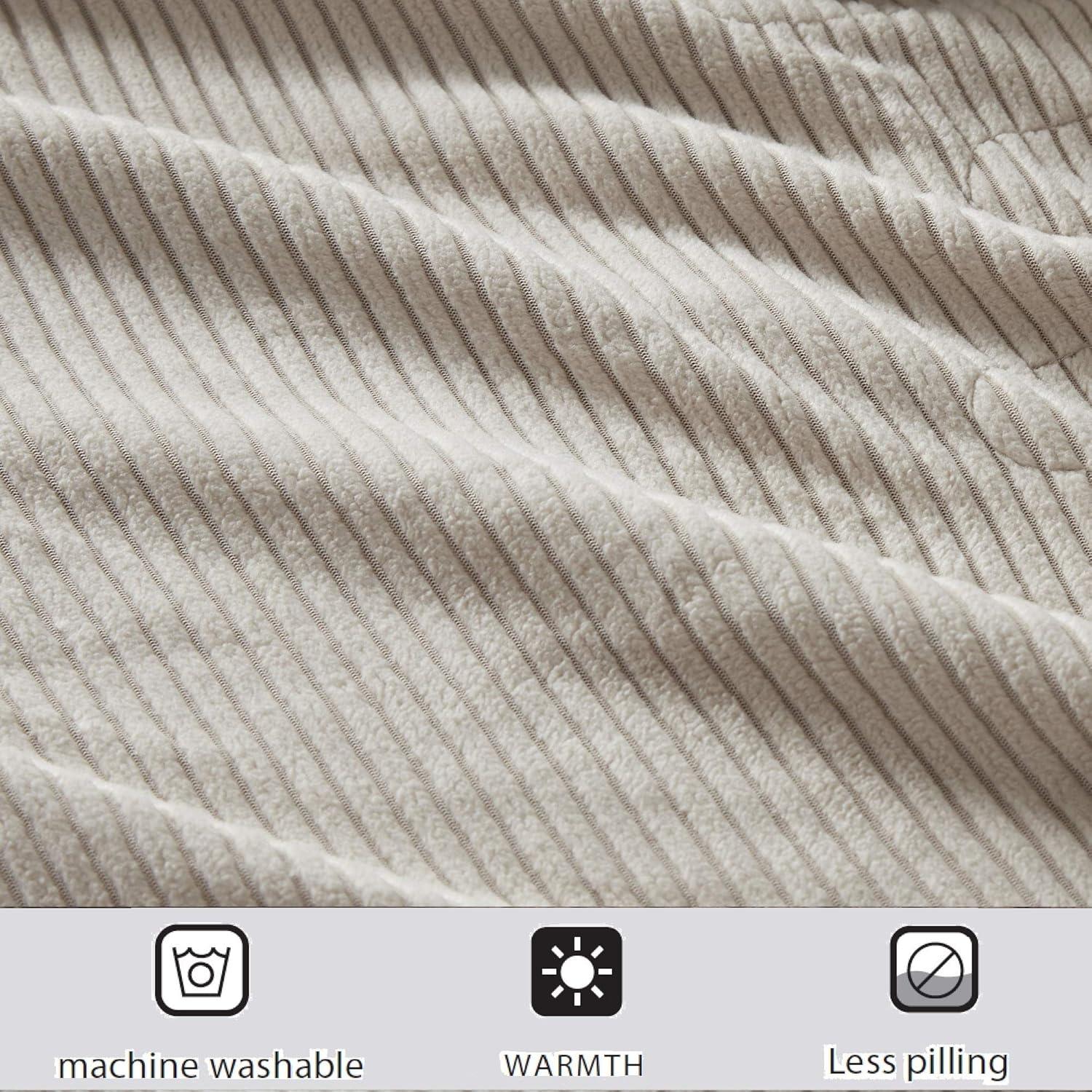 Manta Eléctrica Beautyrest Rey Beige Microforro 20 Niveles Calor