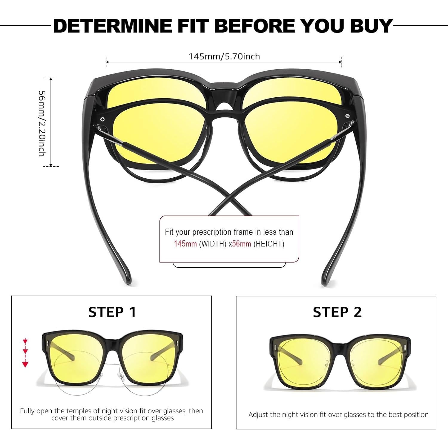Gafas de Visión Nocturna Trysee C03 Polarizadas Anti Deslumbrantes
