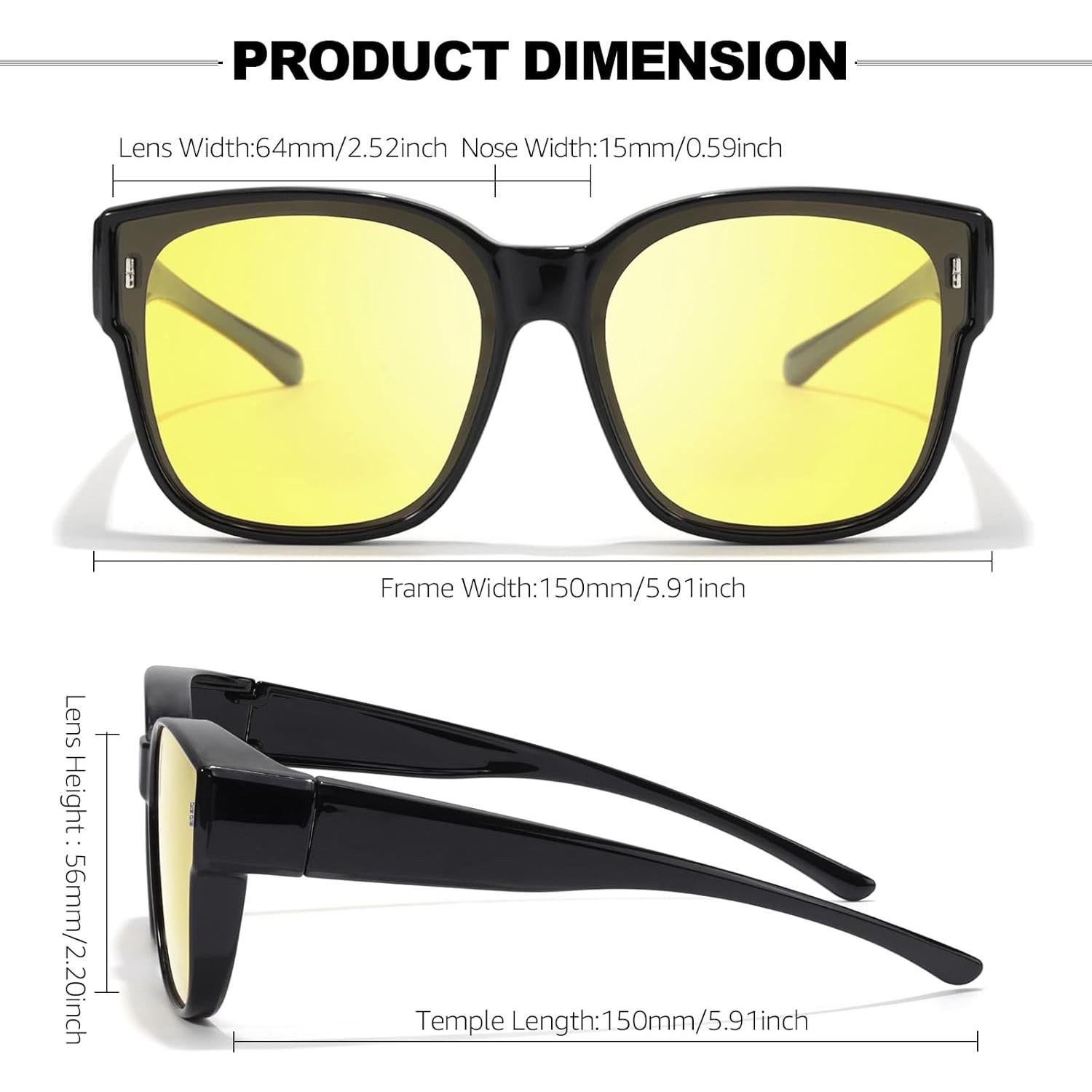 Gafas de Visión Nocturna Trysee C03 Polarizadas Anti Deslumbrantes