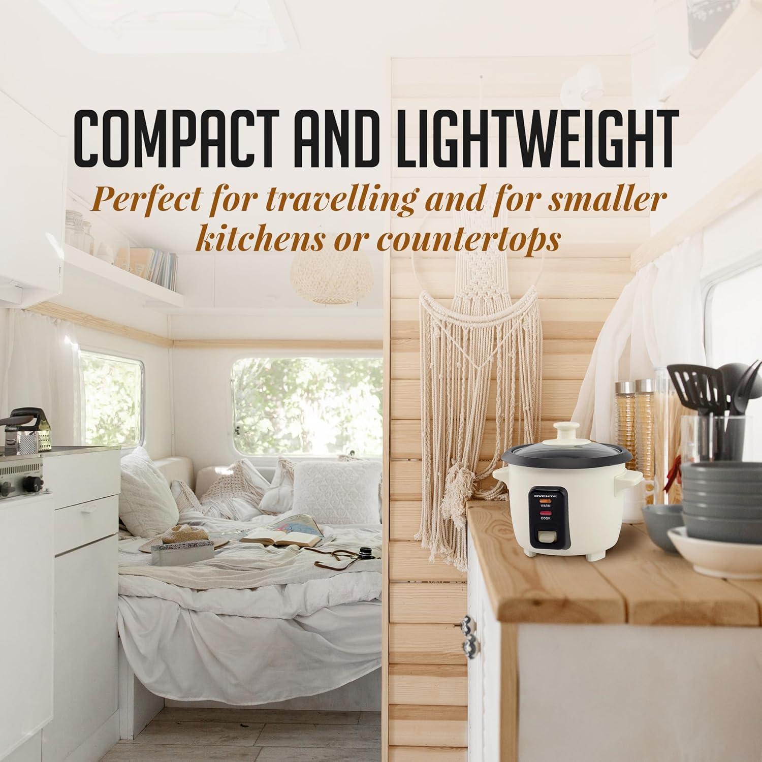 Olla Arrocera Eléctrica OVENTE RC04C 4 Tazas Antiadherente