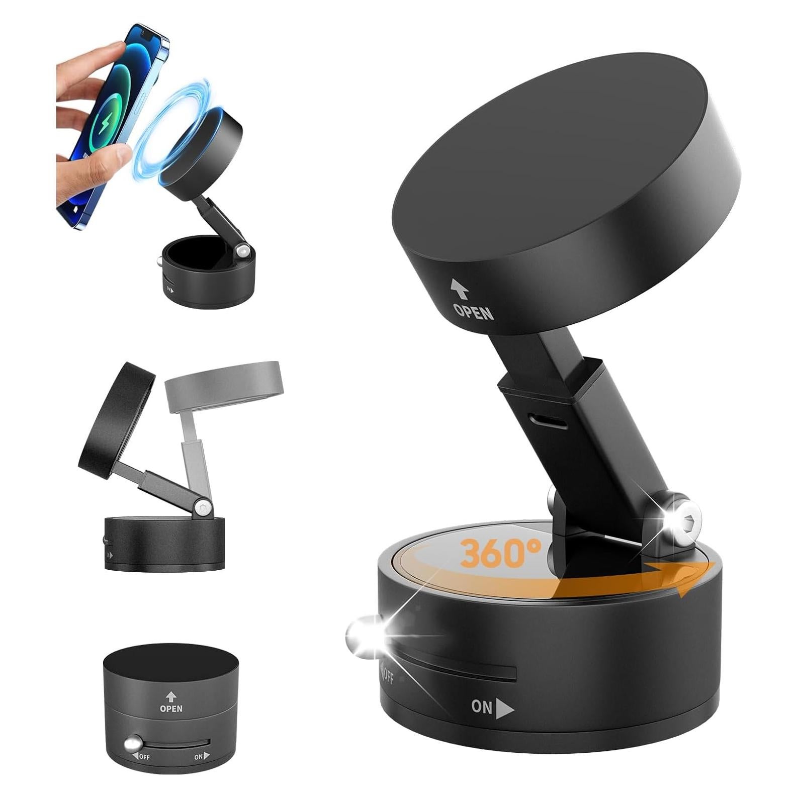 Soporte Magnético para Teléfonos ALTERIFE A1 - Rotación 360°