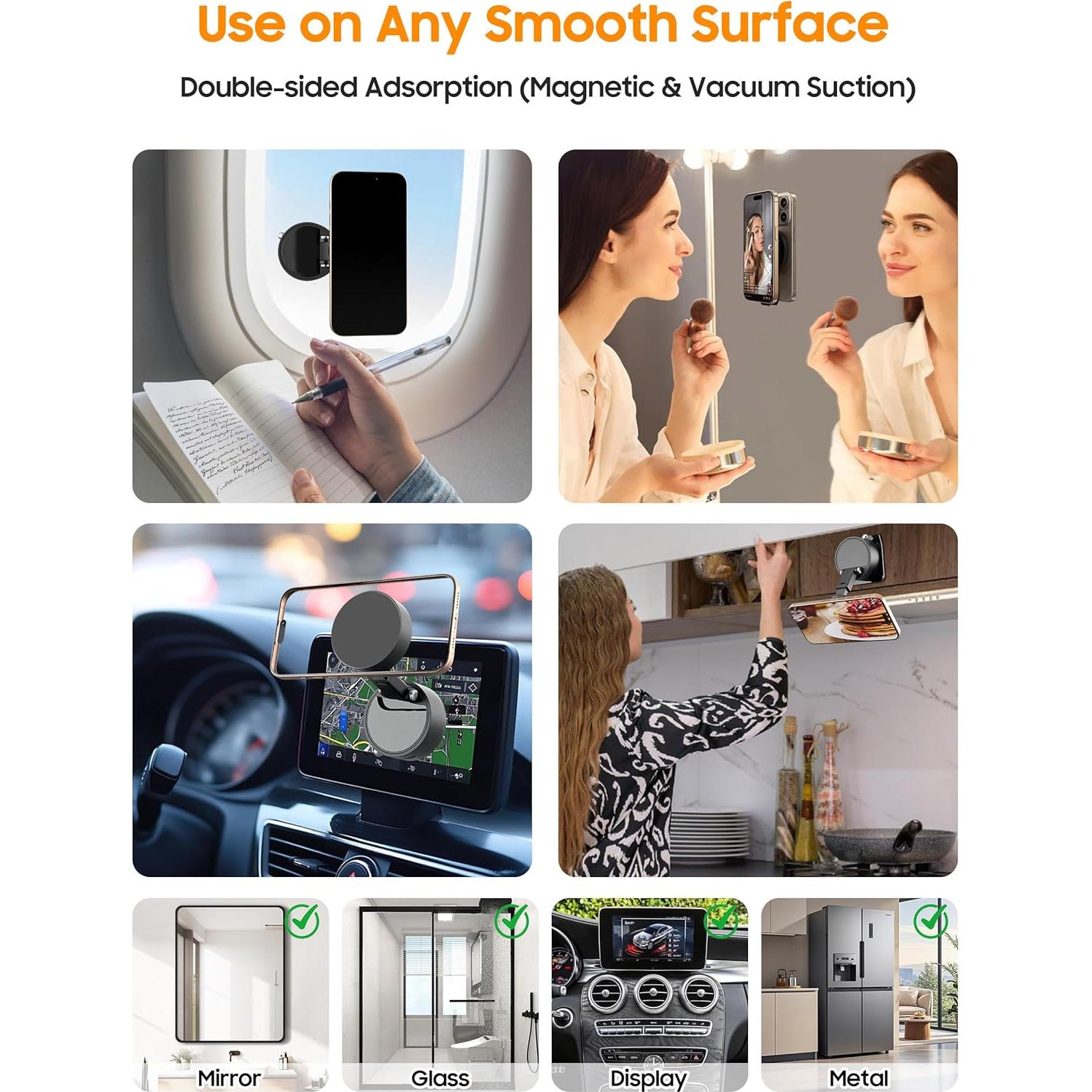 Soporte Magnético para Teléfonos ALTERIFE A1 - Rotación 360°