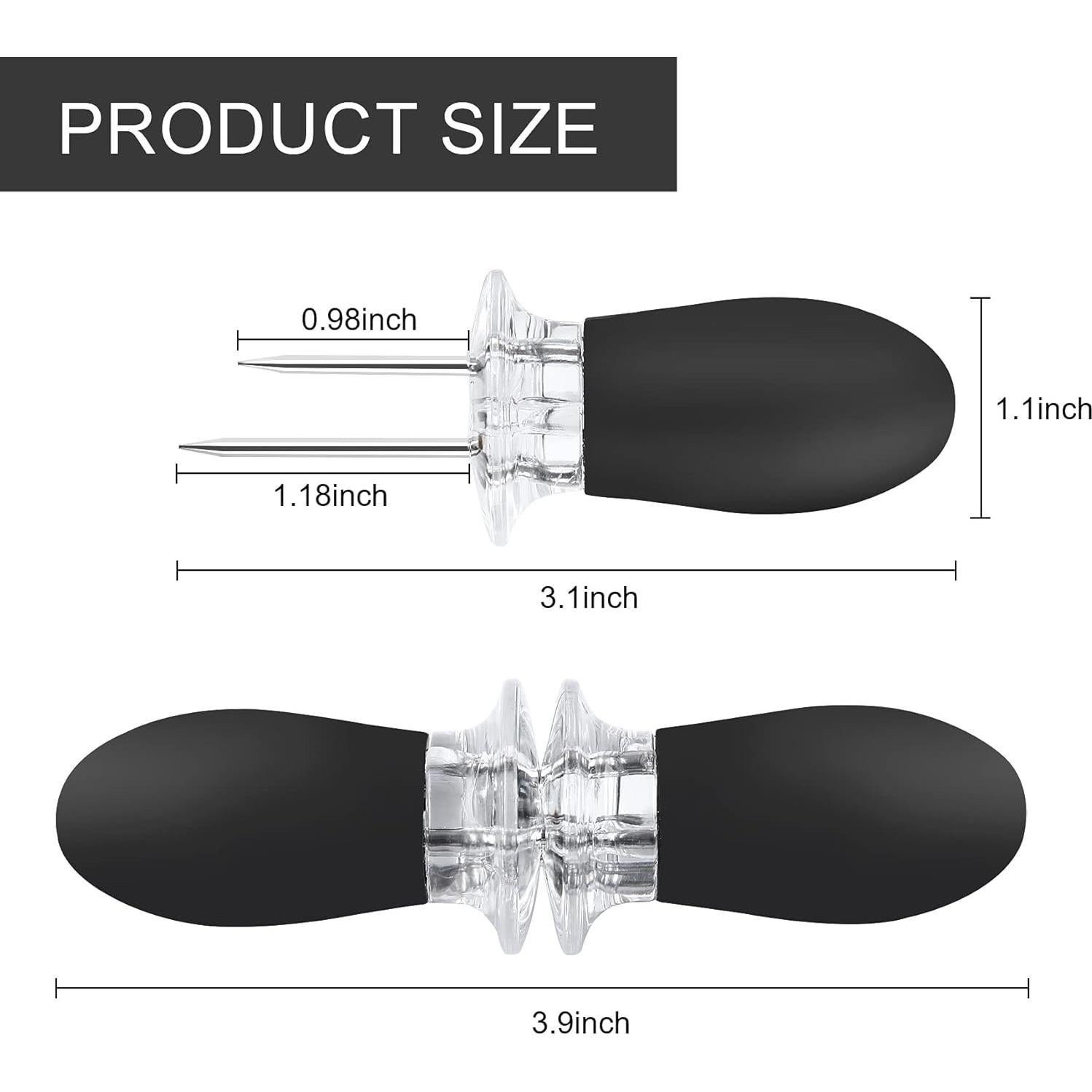Juego de Sujetadores de Maíz AUGSUN 18 Piezas Acero Inoxidable