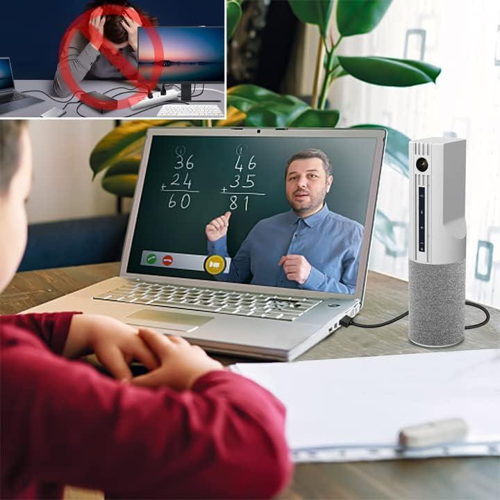 Cámara Web BOMFLORE PUS-CC100 HD 1080P con Micrófono