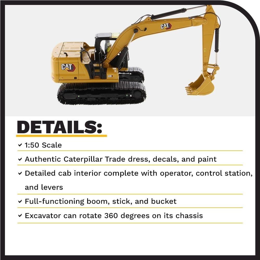 Excavadora Hidráulica Caterpillar 320 Diecast Masters 1:50