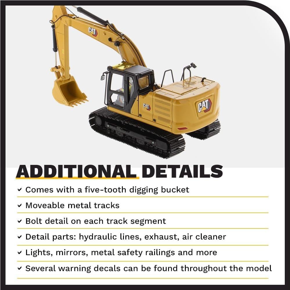 Excavadora Hidráulica Caterpillar 320 Diecast Masters 1:50
