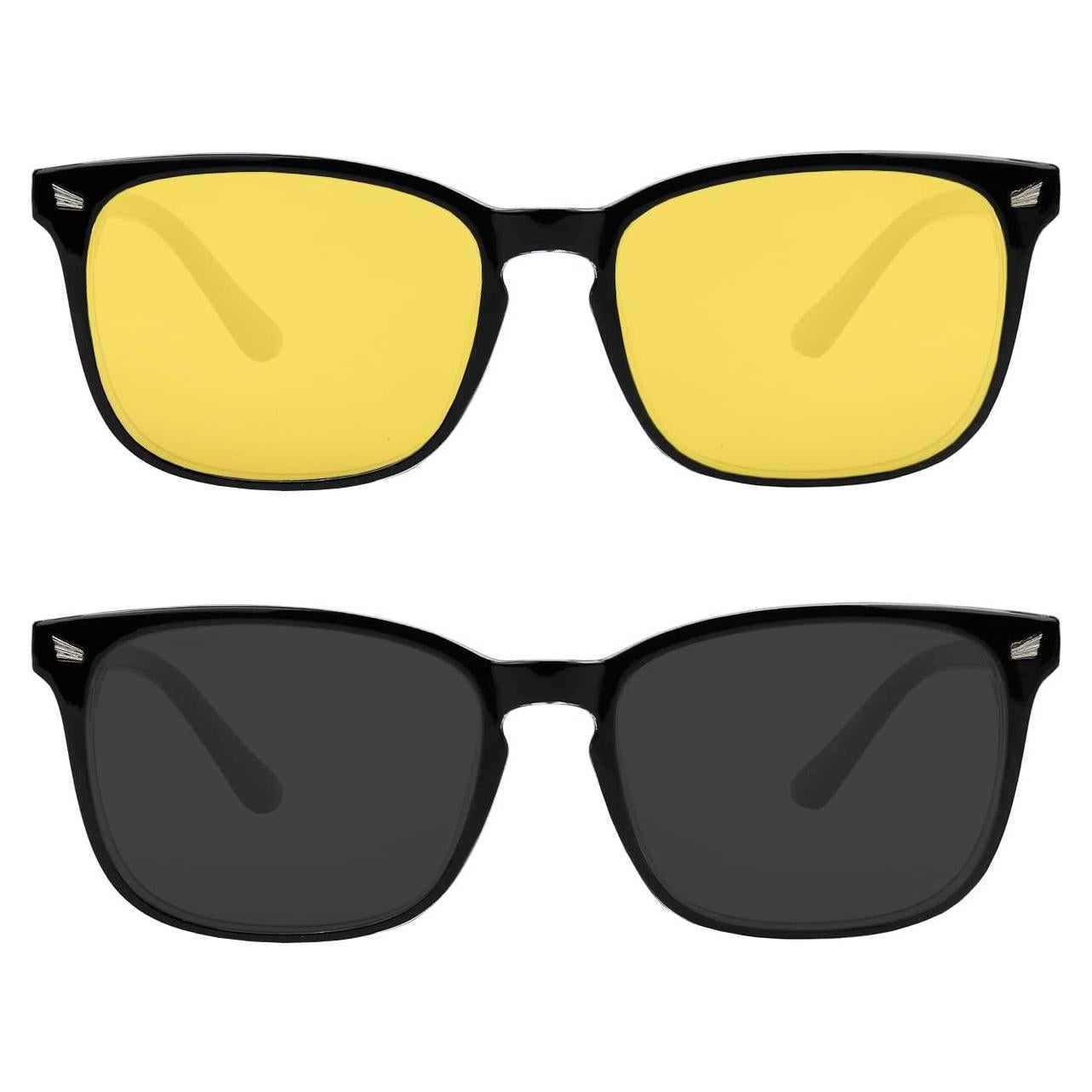 Gafas de Conducción Nocturna Yogo Vision - 2 Pares Antirreflejo