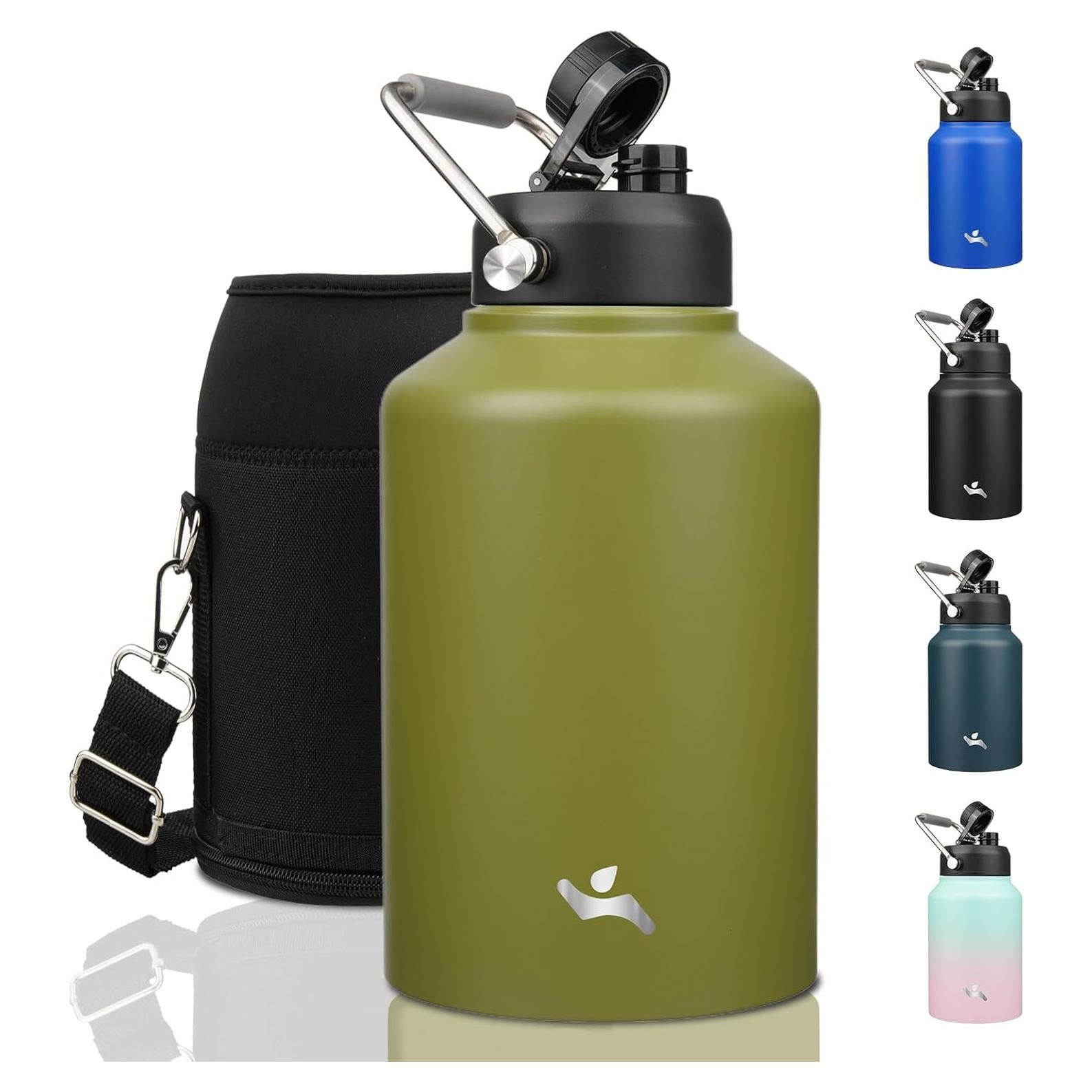 Jarra de Agua Aislada Konokyo 3.78L Verde Bosque con Asa