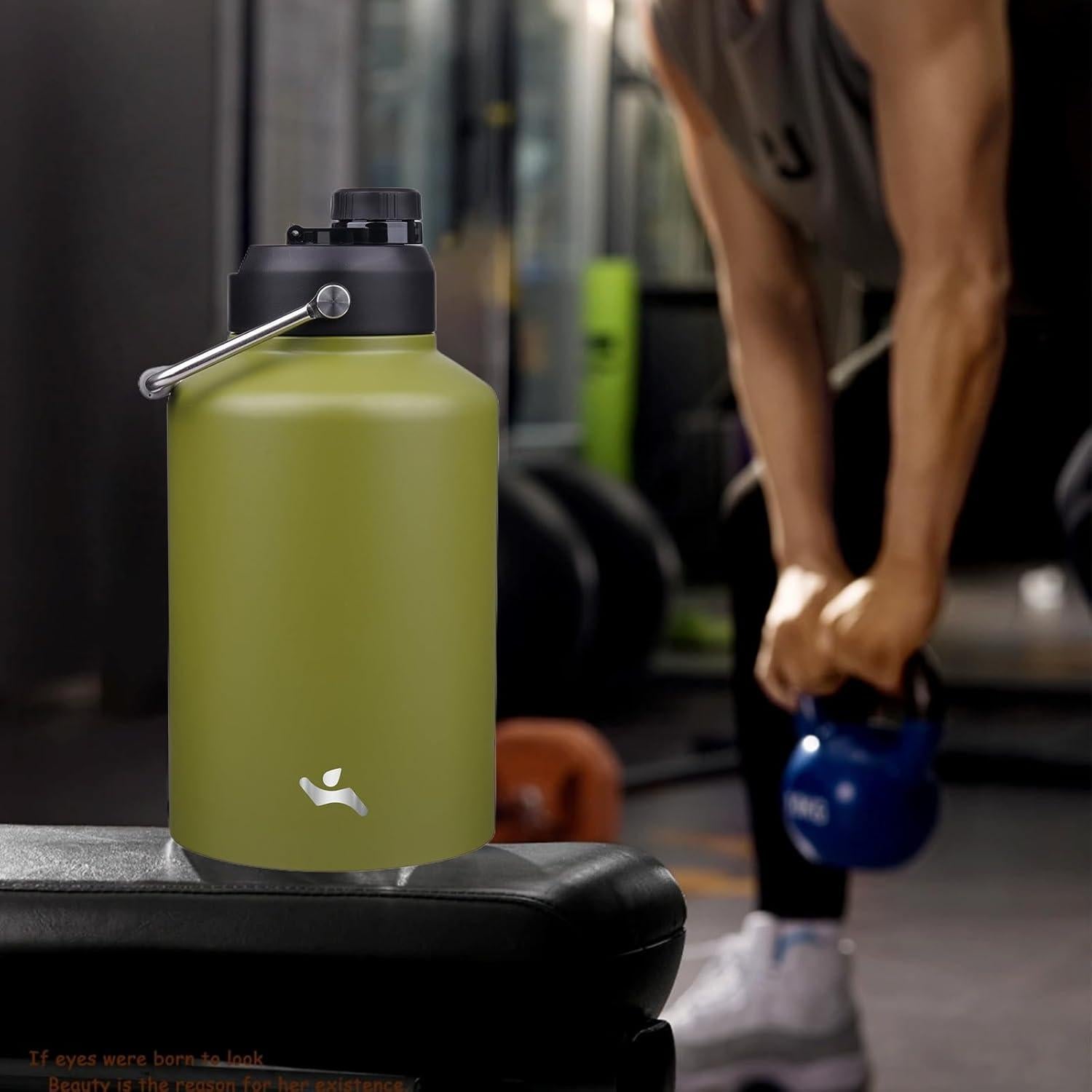 Jarra de Agua Aislada Konokyo 3.78L Verde Bosque con Asa