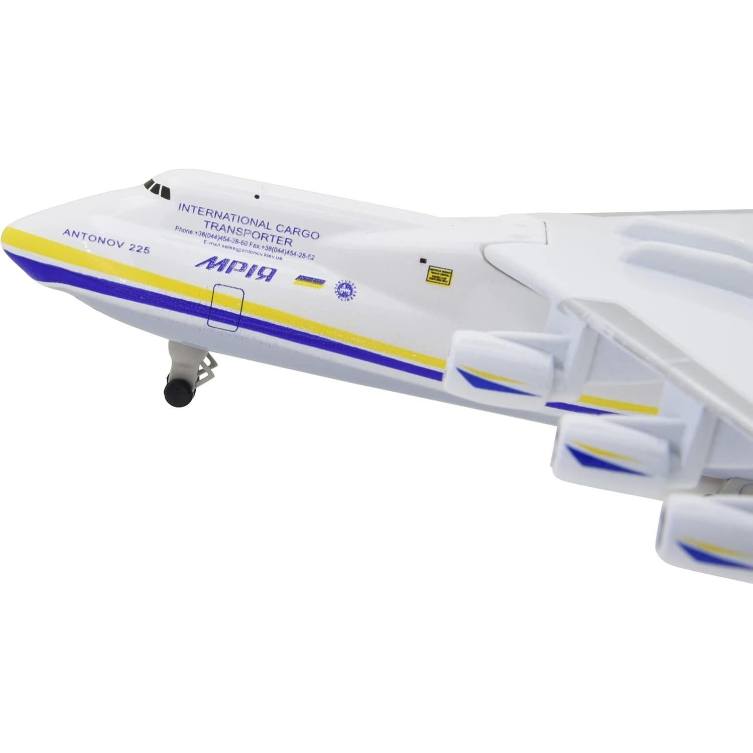 Modelo de avión Antonov An-225 Mriya 1:400 Metal para coleccionar