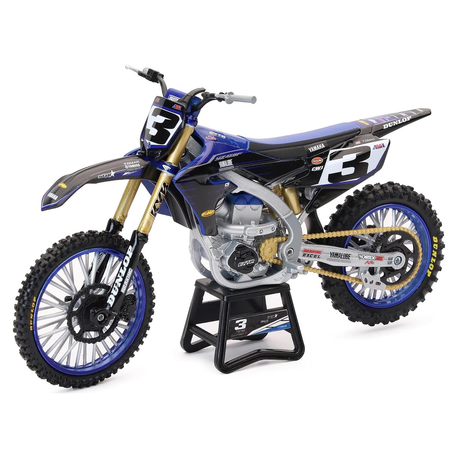 Motocicleta Diecast Yamaha YZ450F 1/12 Eli Tomac NewRay