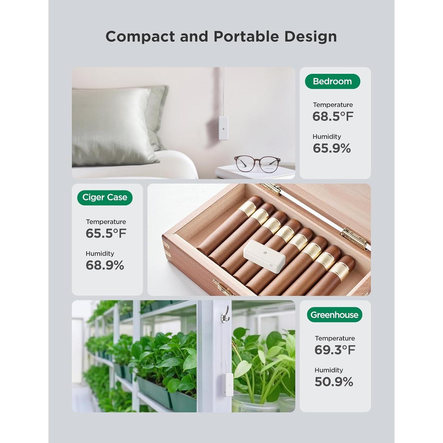 Termómetro Higrómetro Bluetooth GoveeLife H5110 80m