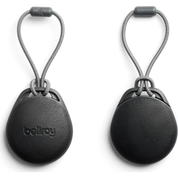 Funda Protectora Bellroy para AirTag - Cuero Ecológico Negro