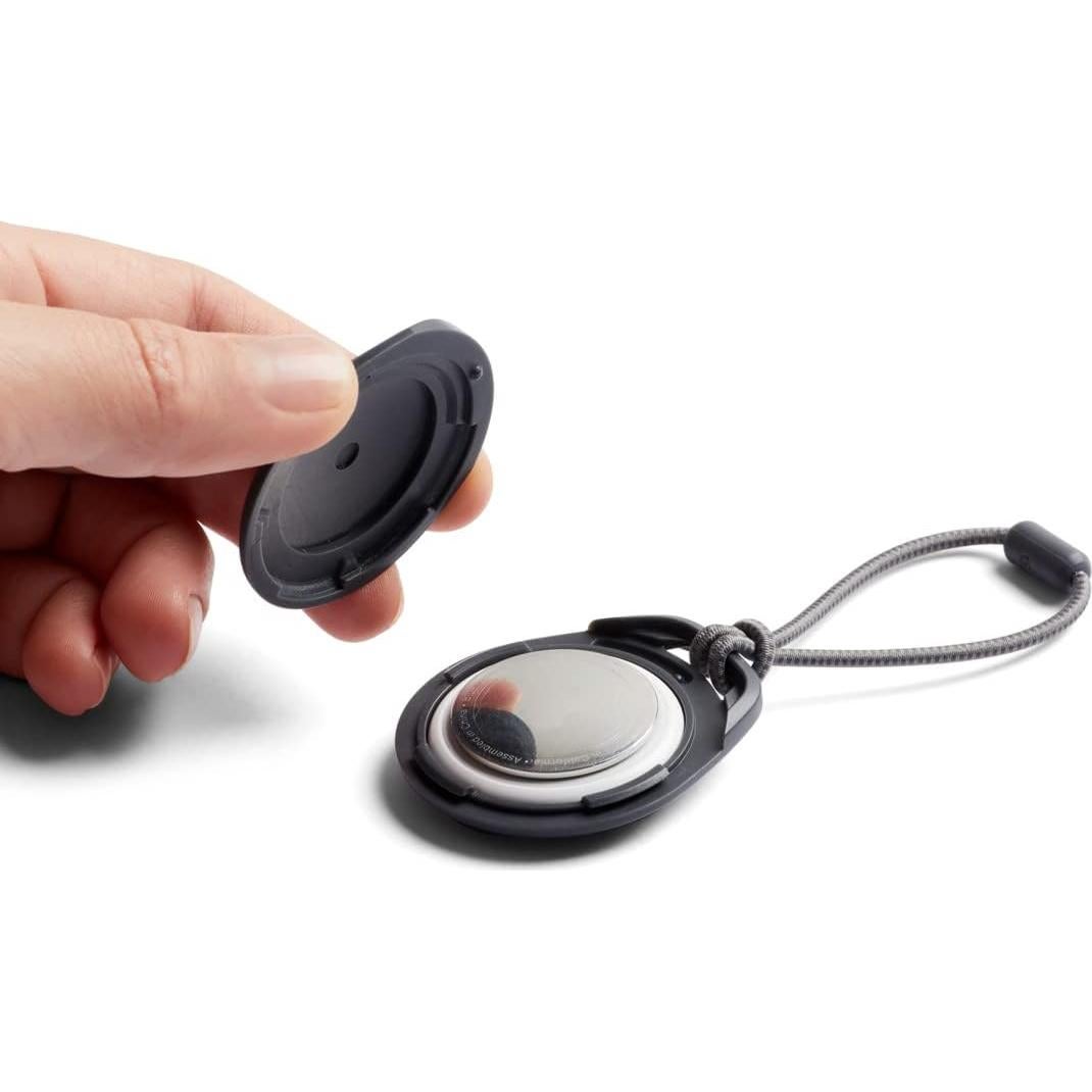 Funda Protectora Bellroy para AirTag - Cuero Ecológico Negro