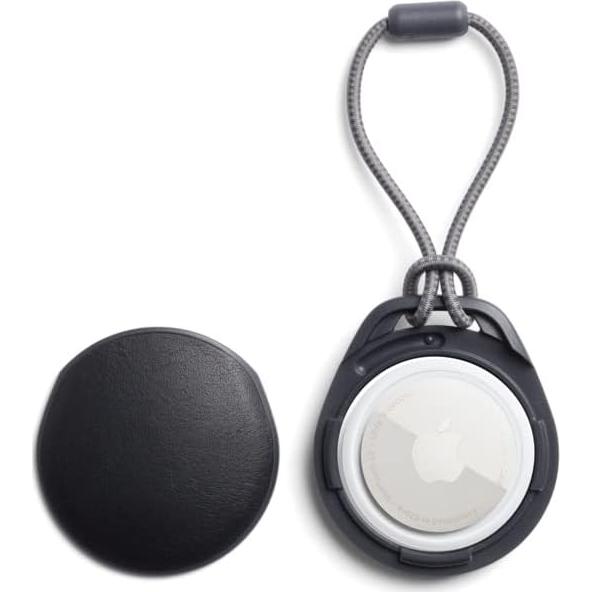 Funda Protectora Bellroy para AirTag - Cuero Ecológico Negro