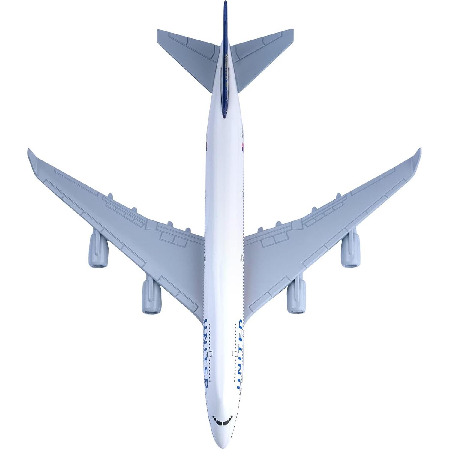 Modelo de avión Bswath B747 escala 1:400 16 cm metal