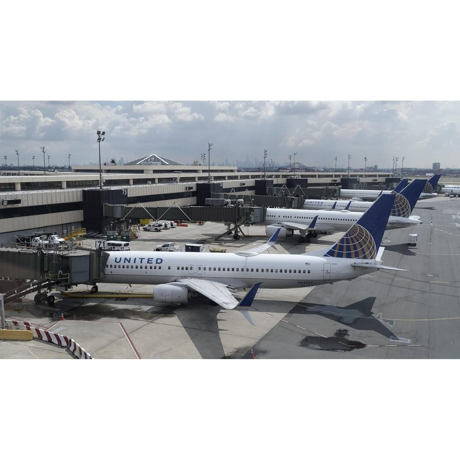 Modelo de avión Bswath B747 escala 1:400 16 cm metal