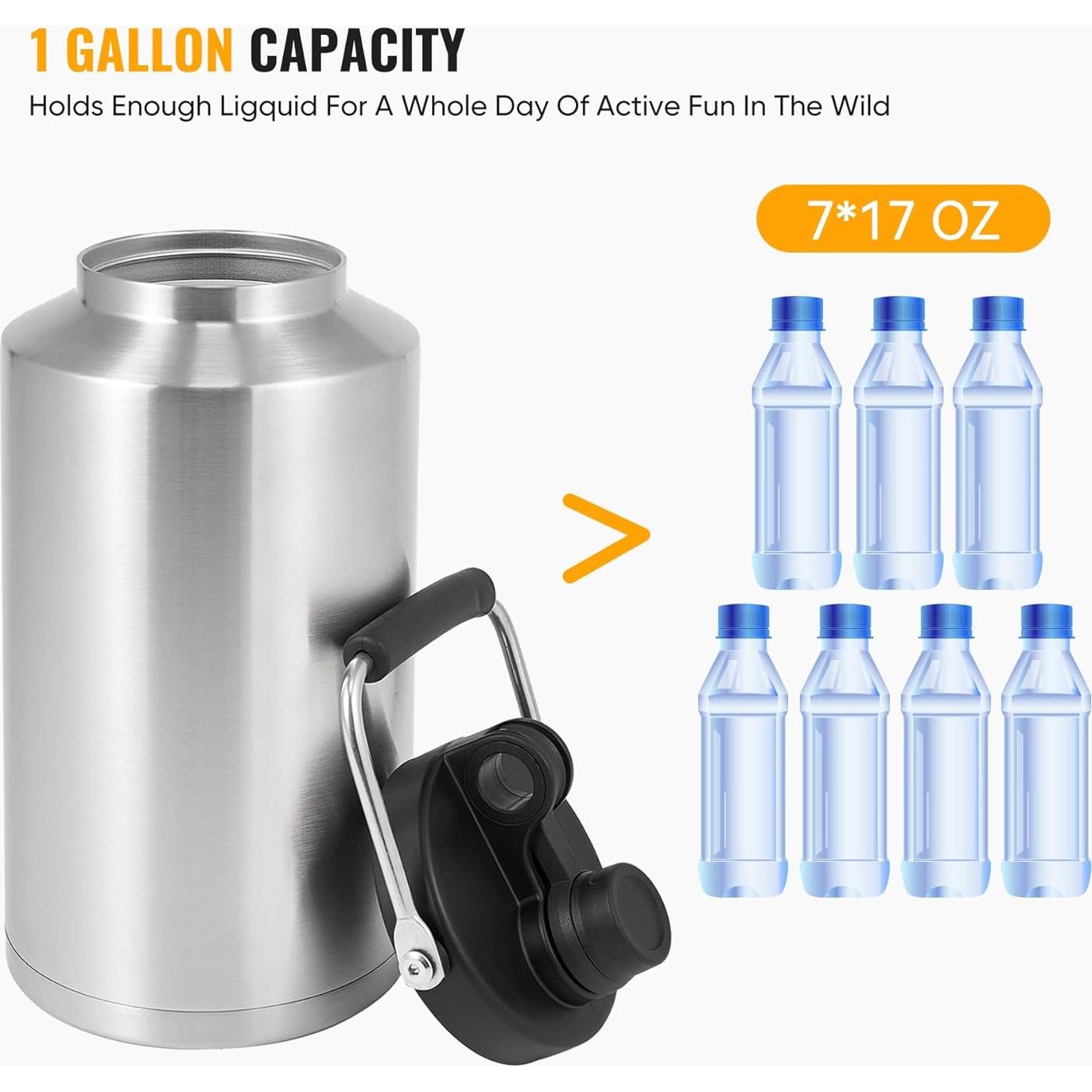 Jarra Aislada Kerilyn 3.79L Acero Inoxidable Doble Pared