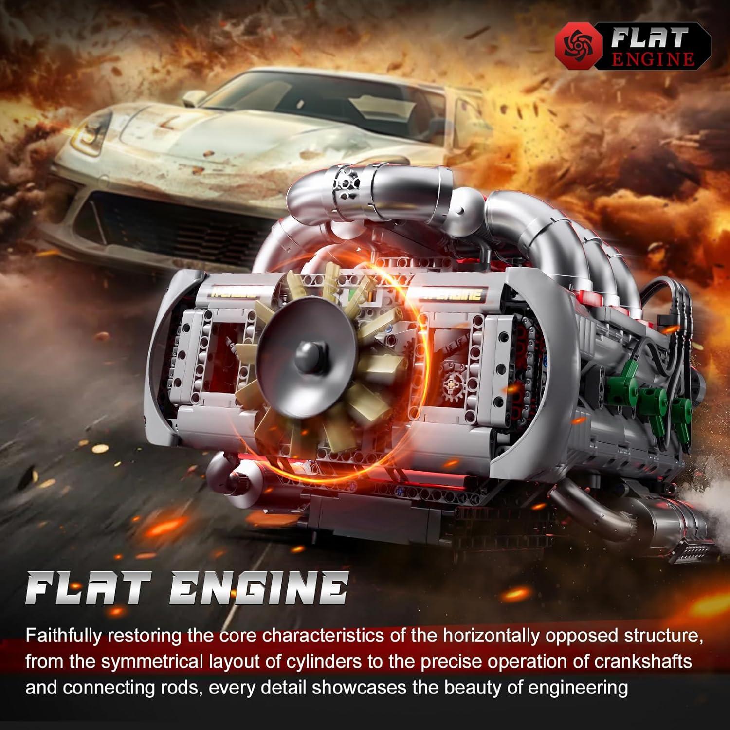 Mould King Kit Motor Flat-Six 2375 Piezas para Construcción