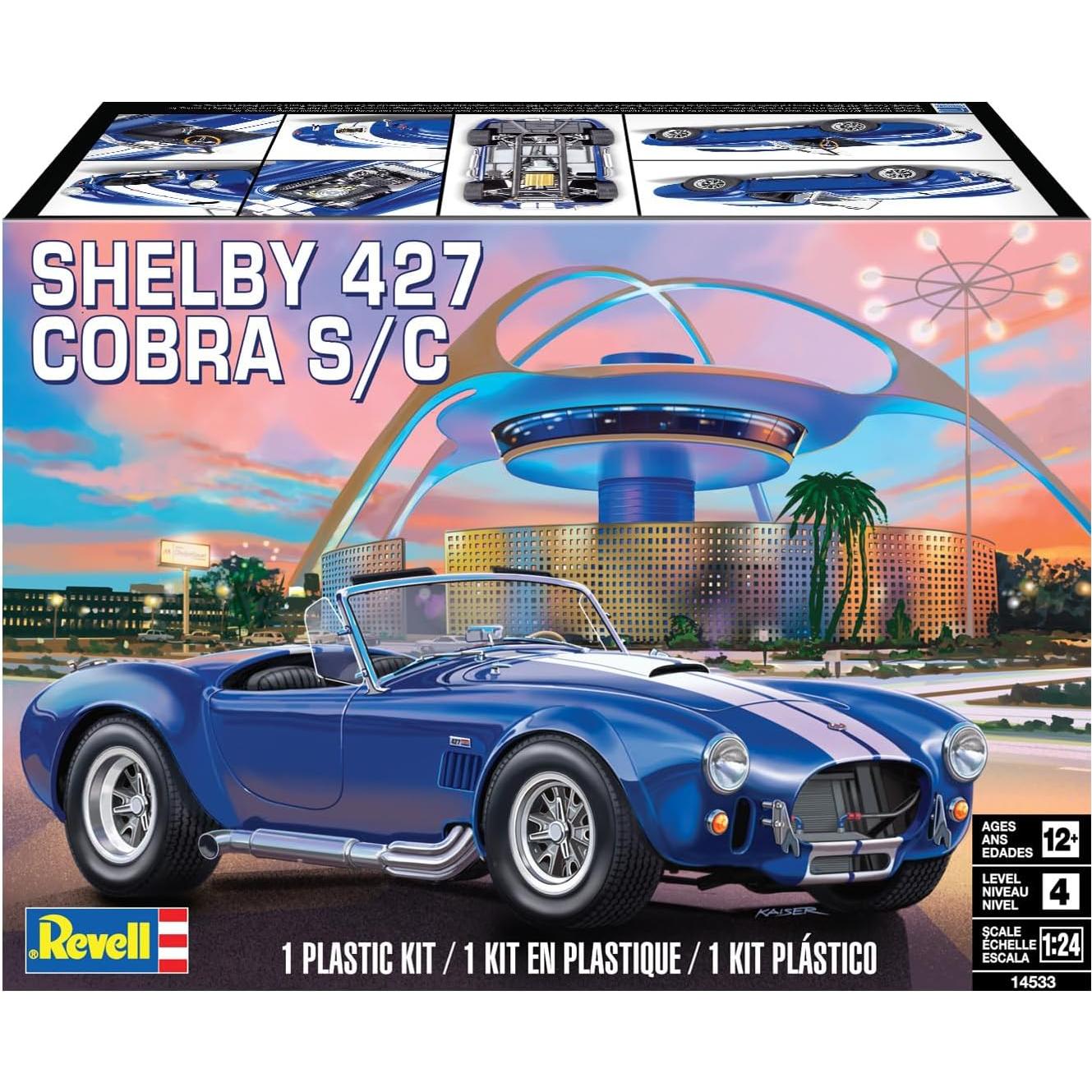 Kit de Modelo Revell Shelby Cobra 427 S/C Escala 1:24