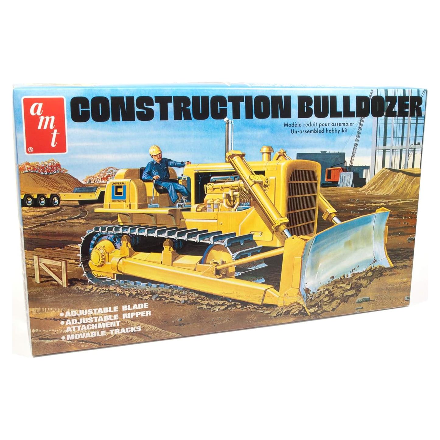 Kit de modelo Bulldozer AMT 1:25 para construcción