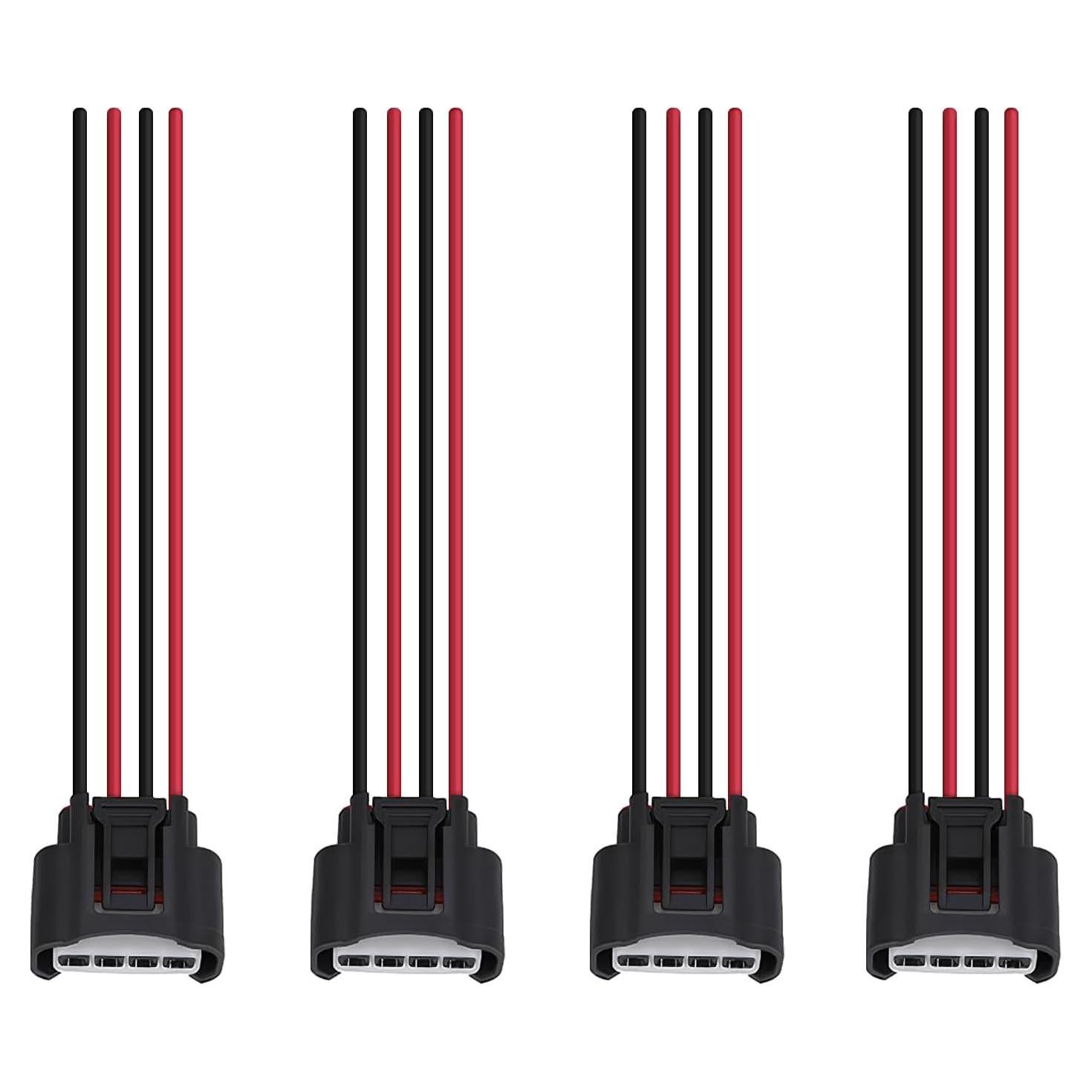 4 Conectores Hembra Bobina de Encendido Yikesai 90980-11885