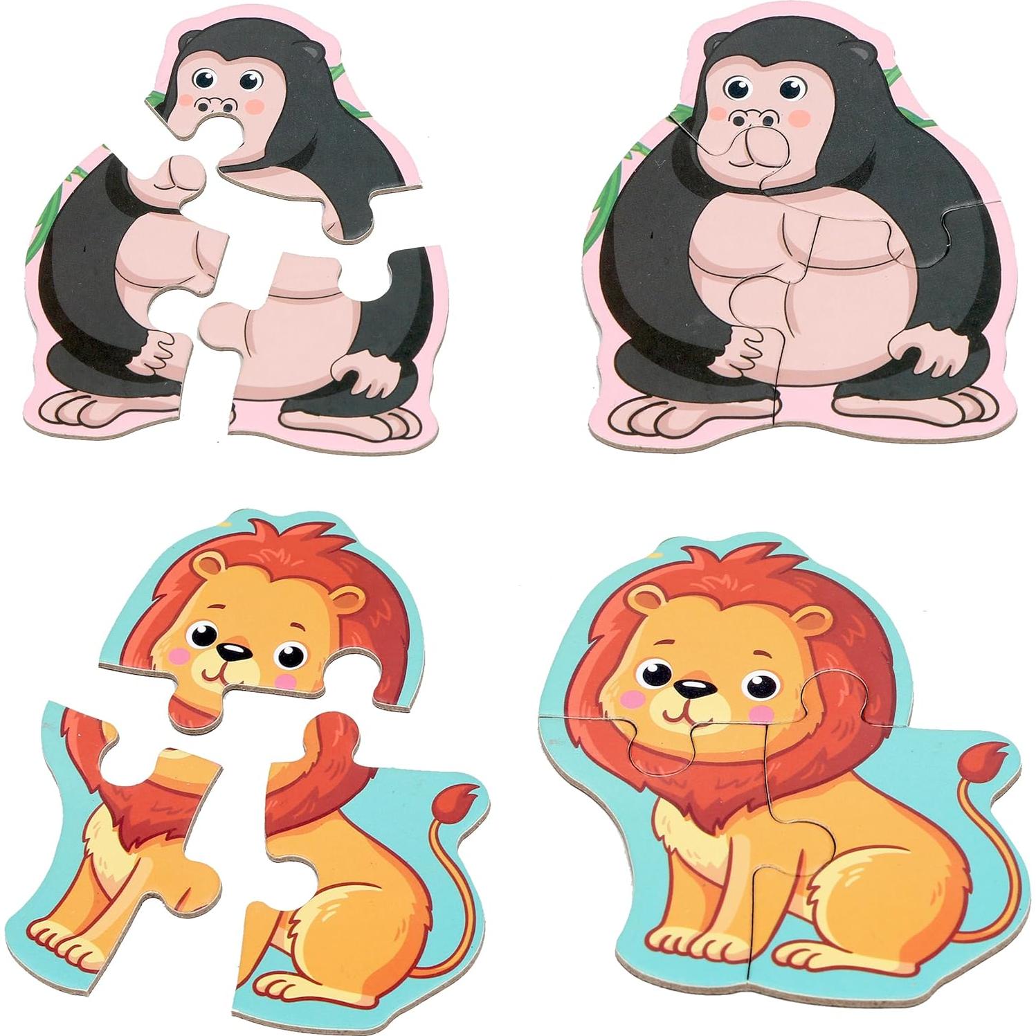 Rompecabezas Magnéticos de Animales para Niños 3 a 5 Años