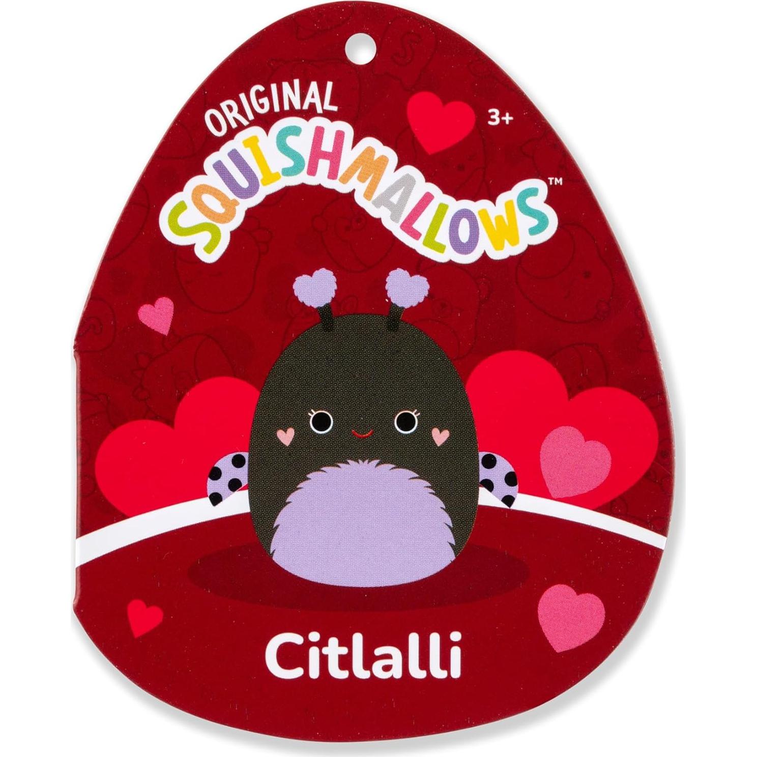 Peluche Squishmallows Citlalli Mariquita 20.32cm Jazwares