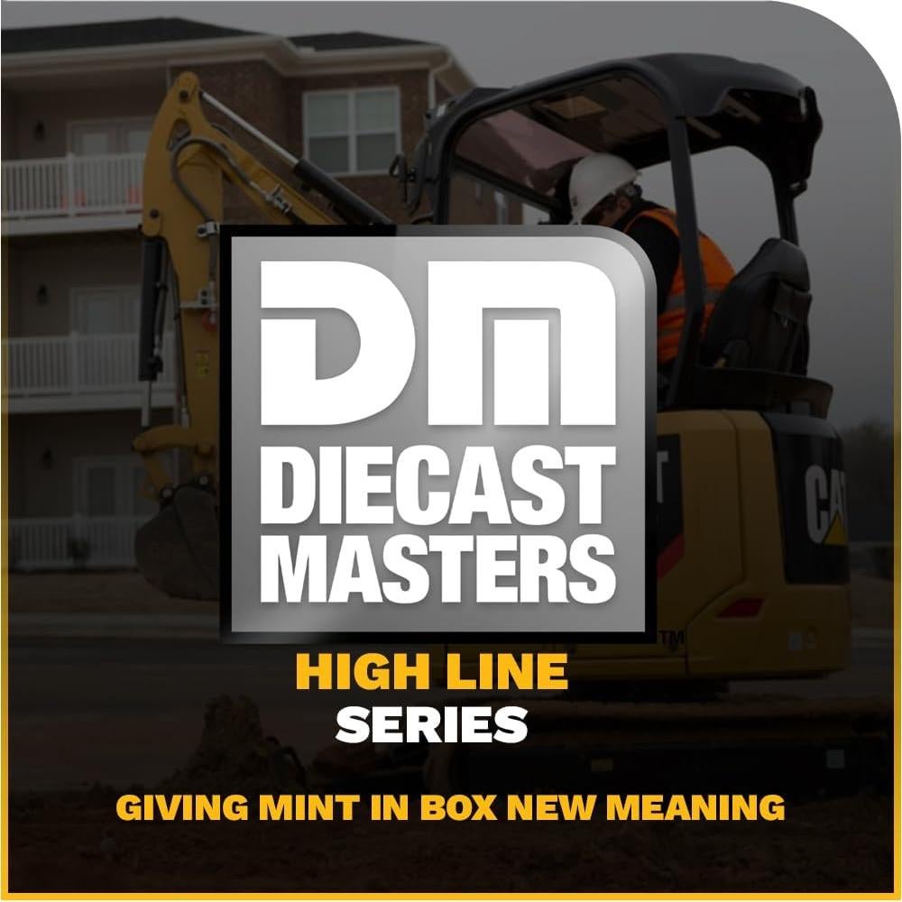 Excavadora Hidráulica Mini Caterpillar 301.7 CR 1:50 Diecast Masters