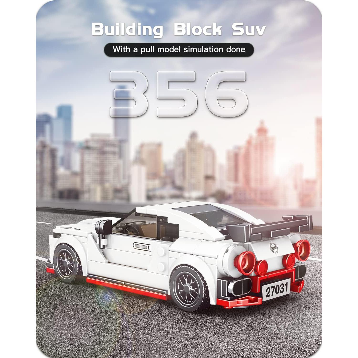 Mould King 27031 Modelo de Coche Clásico 356 Piezas