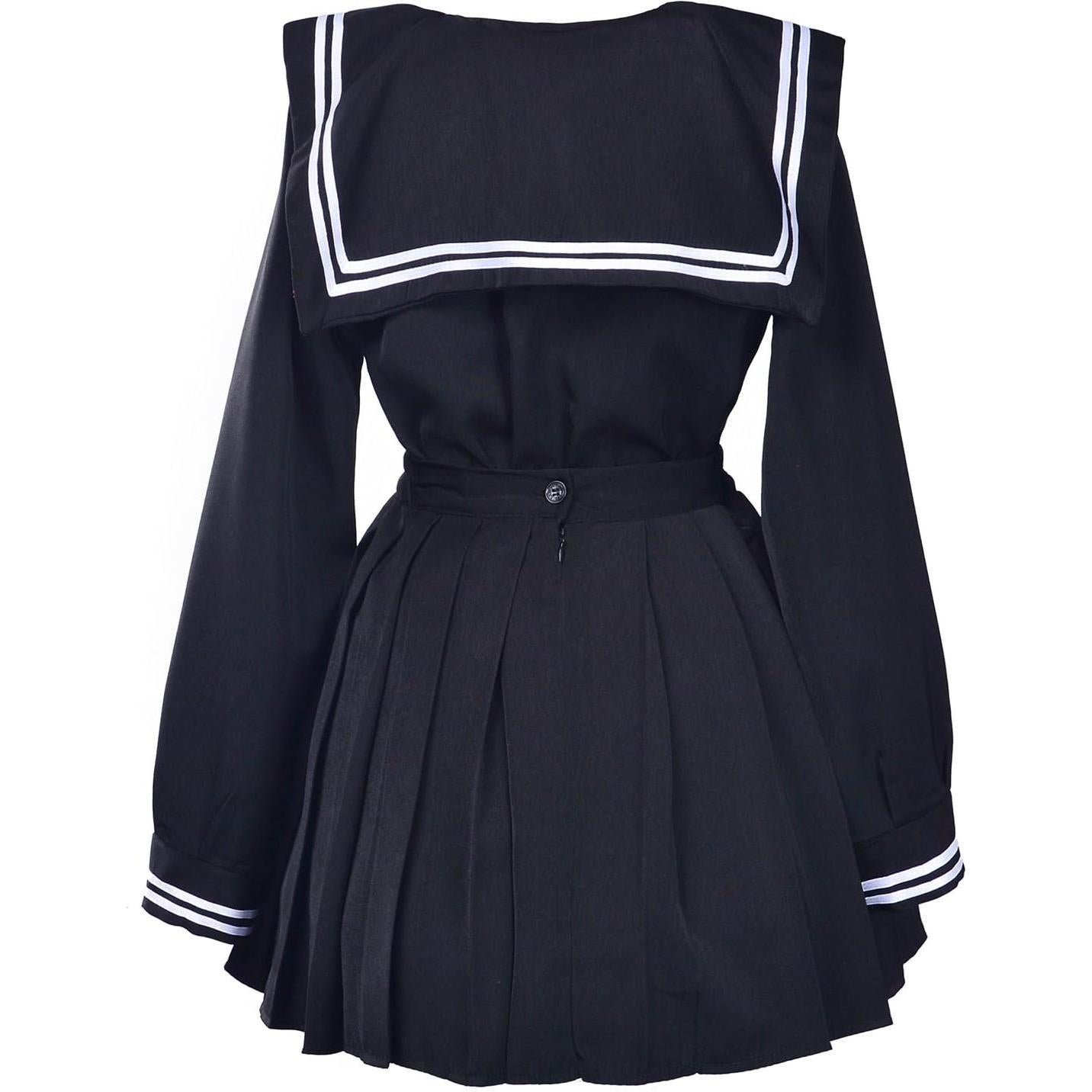 Vestido Escolar Japonés Clásico Elibelle con Camisa y Calcetines
