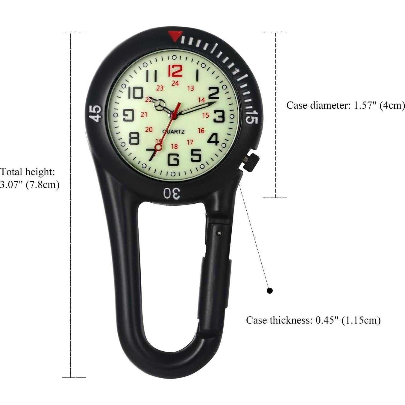 Reloj de Cuarzo Lancardo Unisex Brilla en la Oscuridad