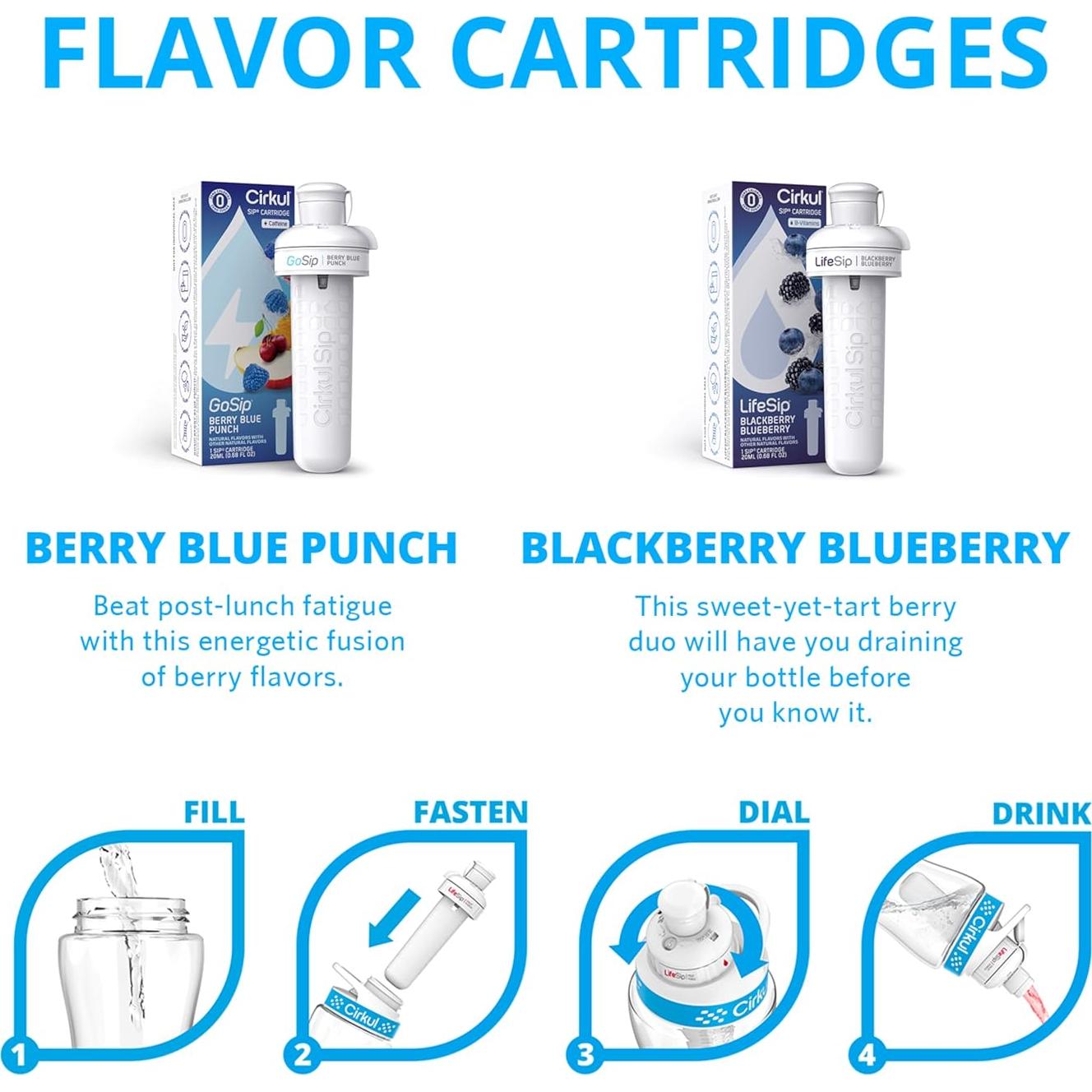 Botella de Agua Cirkul 32oz Acero Inoxidable Kit Inicio