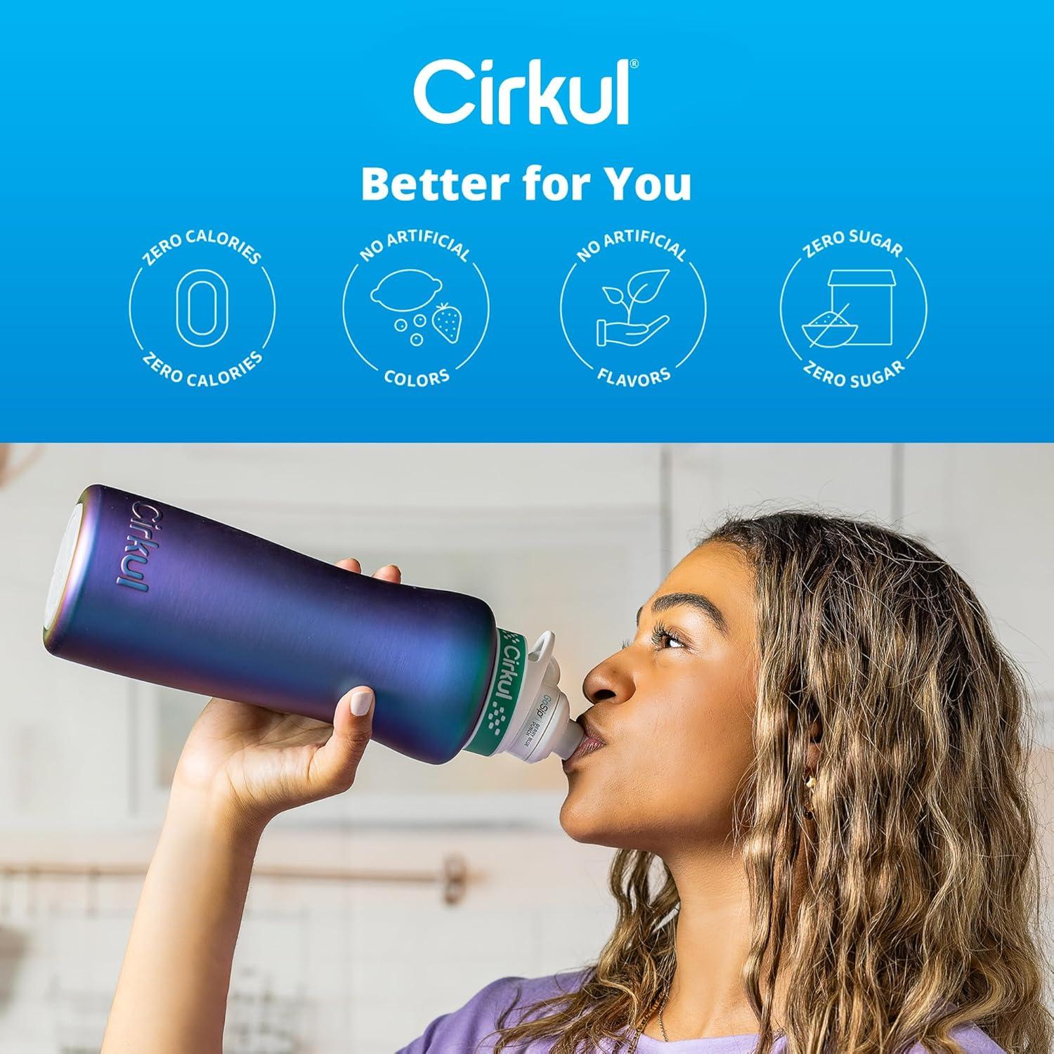 Botella de Agua Cirkul 32oz Acero Inoxidable Kit Inicio