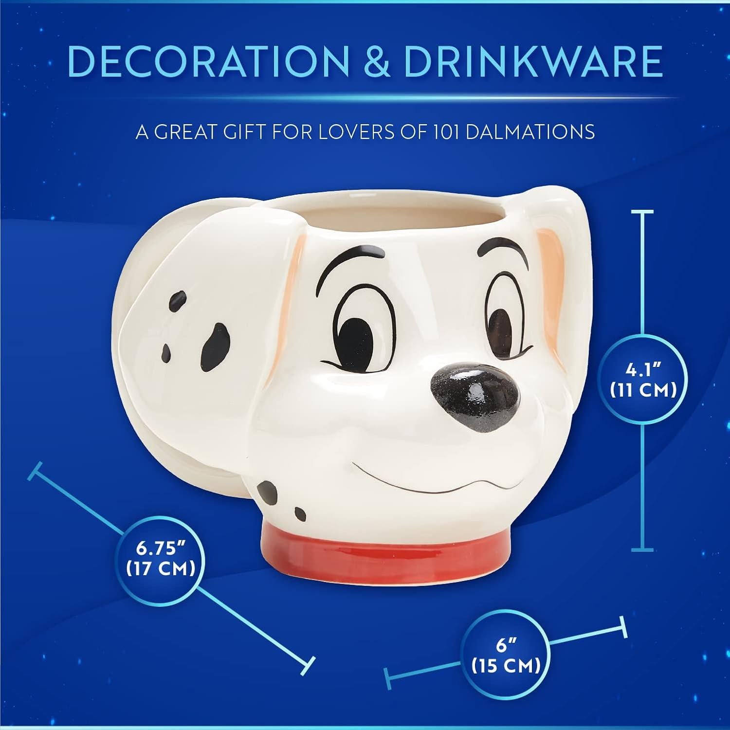 Taza Sobredimensionada Paladone 101 Dálmatas 550ml