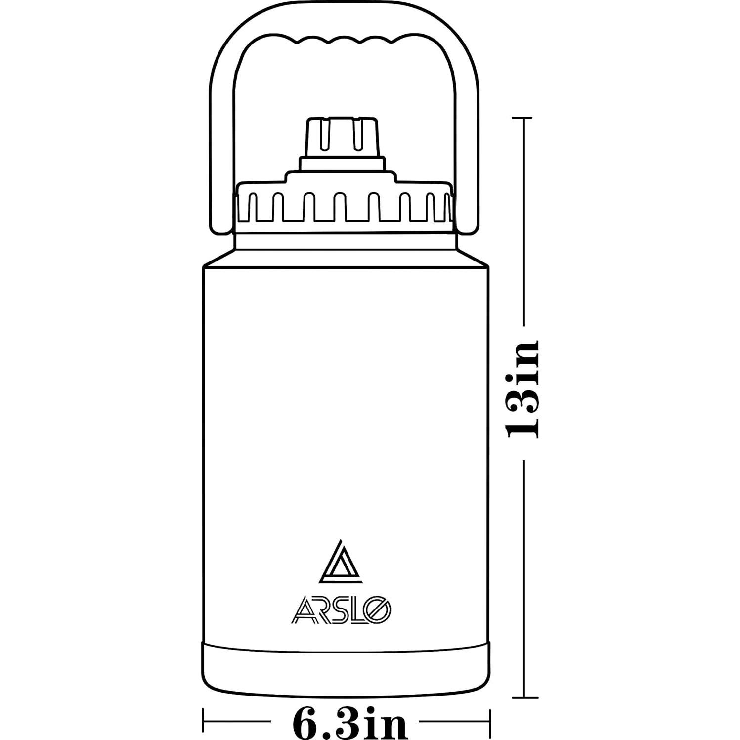 Jarra de Agua Aislada Arslo 3.79L Verde Militar