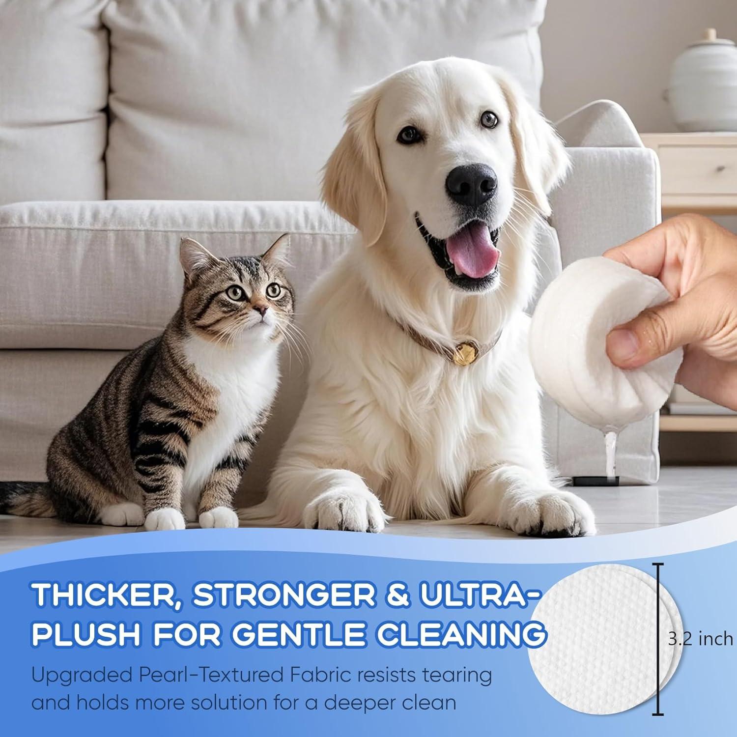 Toallitas para Ojos para Perros y Gatos Opdent 150 Pcs 8.13 cm