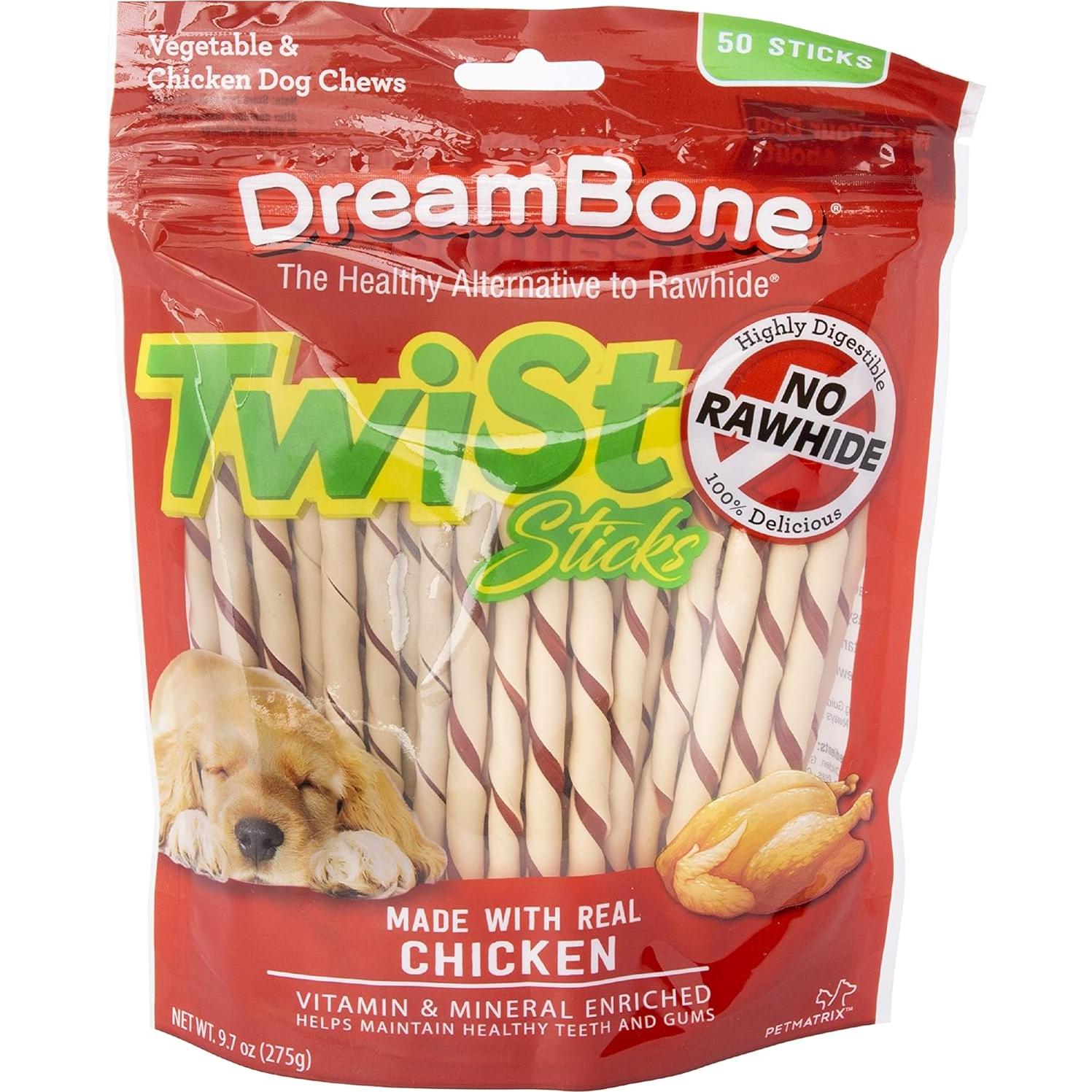 Golosinas para Perros SmartBones y DreamBone - Pollo Real, 50 Unidades