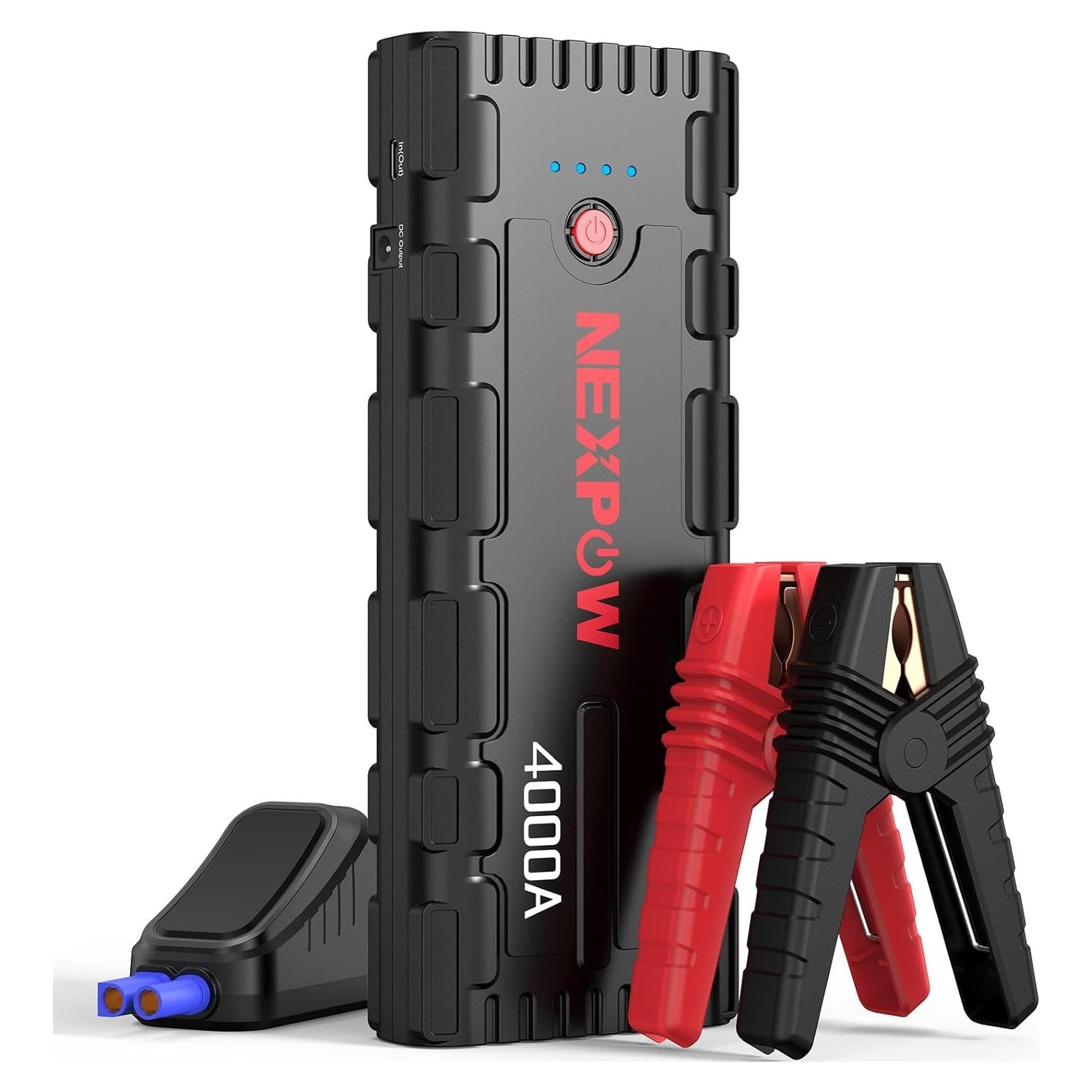 Arrancador de Coche NEXPOW G17 S40 4000A Carga Rápida