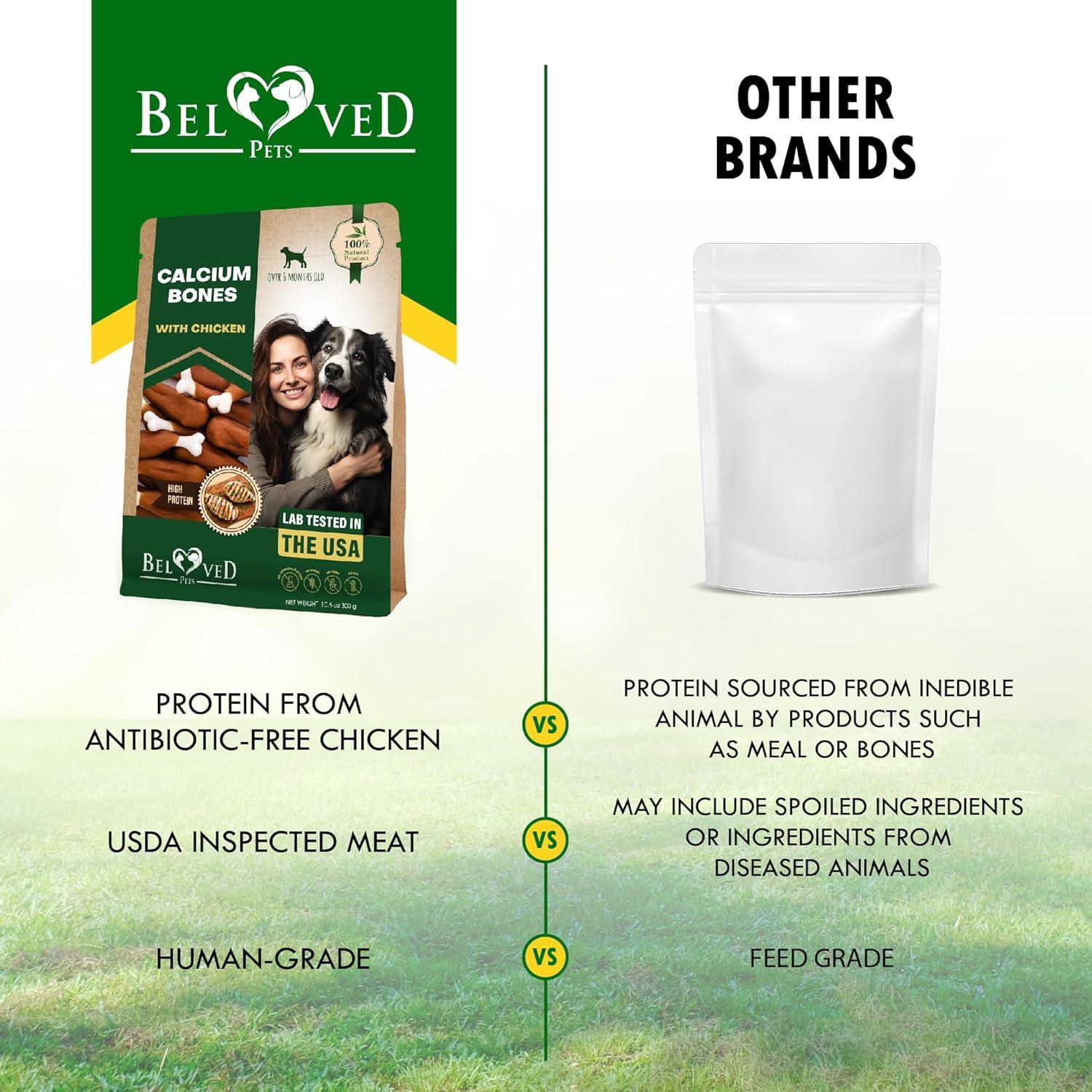 Galletas Masticables para Perros Beloved Pets Huesos de Calcio 320g