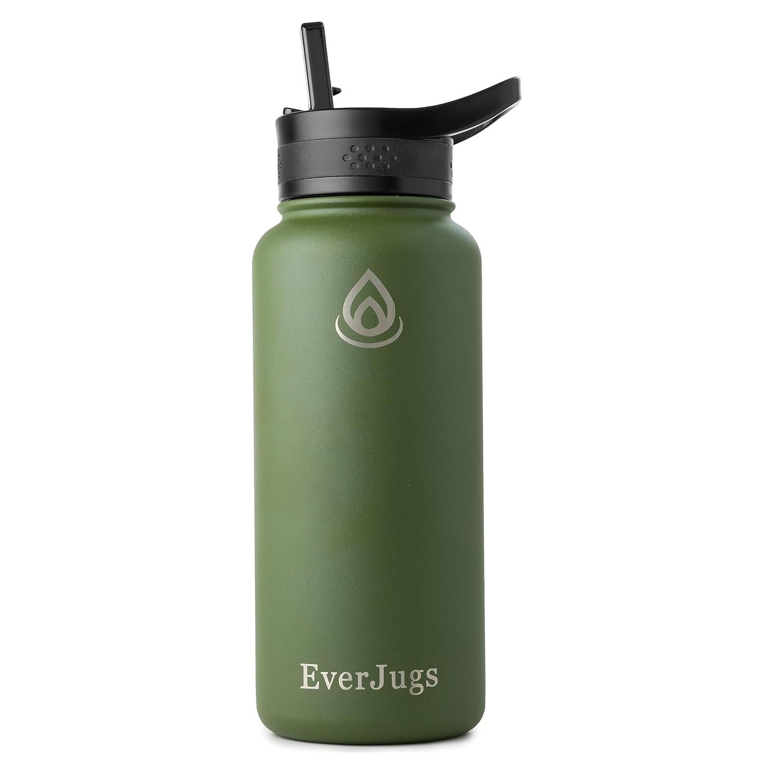 Botella de Agua EverJugs 0.95L Boca Ancha Acero Inoxidable