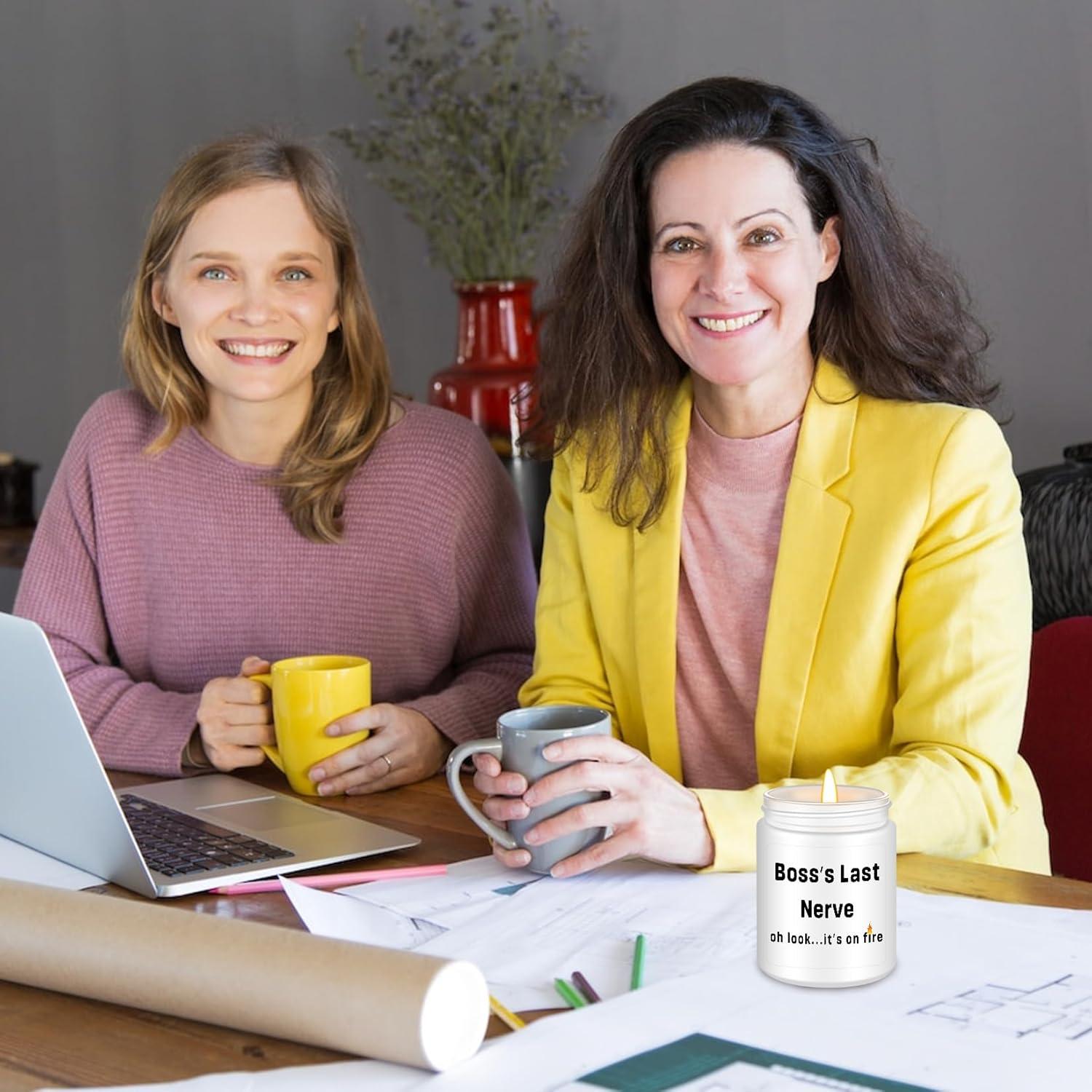 Vela Aromática de Lavanda Homsolver - Regalo Divertido para Jefes