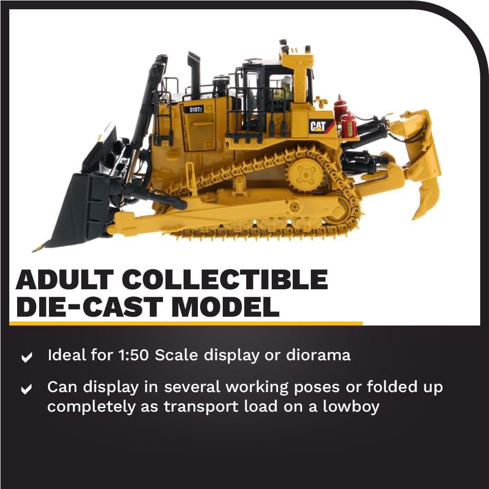 Tractor de Oruga Caterpillar D10T2 Diecast 1:50 Detalles